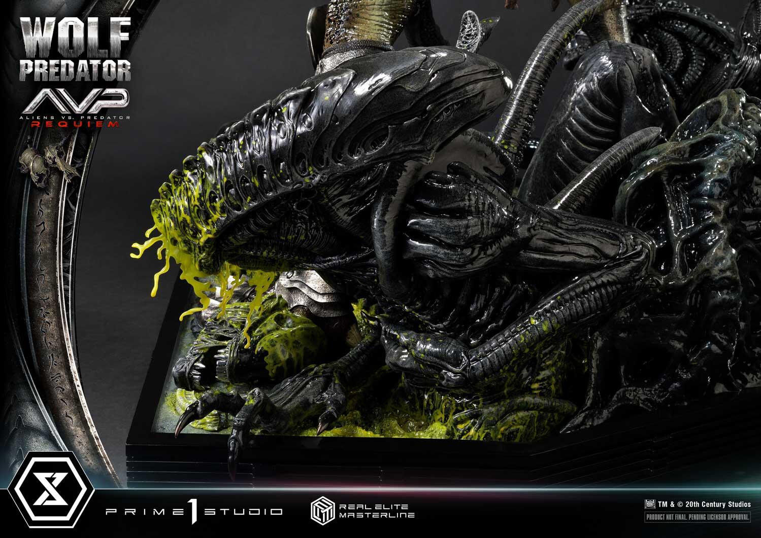 Aliens Vs Predator: Requiem - Alien Warrior - Wolf Predator - Real Elite Masterline  (REMAVP-01) - 1/3 (Prime 1 Studio) photo 43
