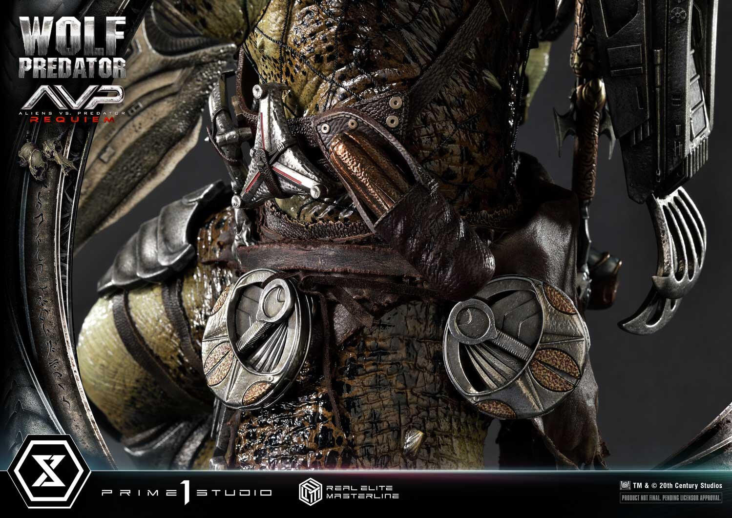 Aliens Vs Predator: Requiem - Alien Warrior - Wolf Predator - Real Elite Masterline  (REMAVP-01) - 1/3 (Prime 1 Studio) photo 44