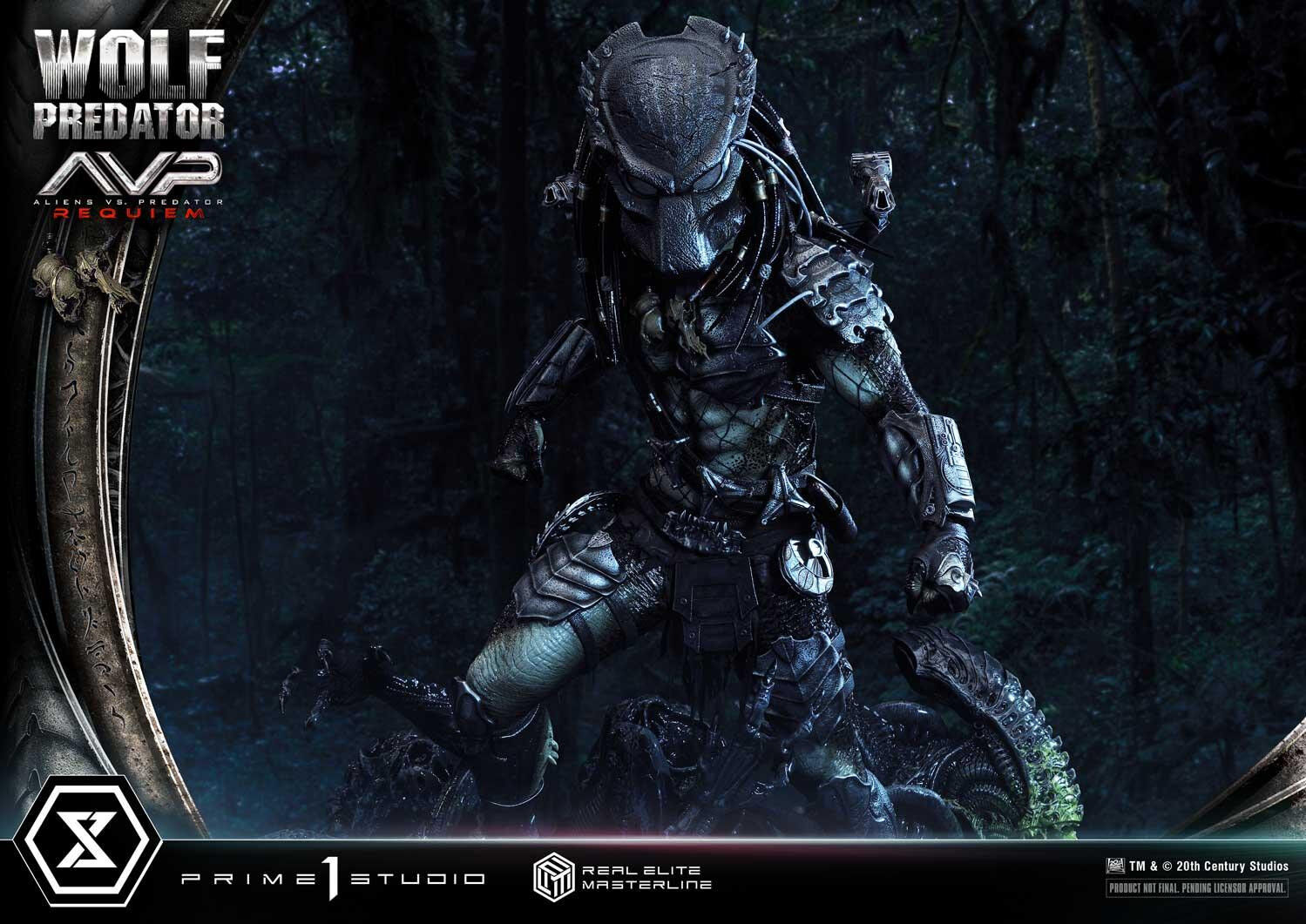 Aliens Vs Predator: Requiem - Alien Warrior - Wolf Predator - Real Elite Masterline  (REMAVP-01) - 1/3 (Prime 1 Studio) photo 45