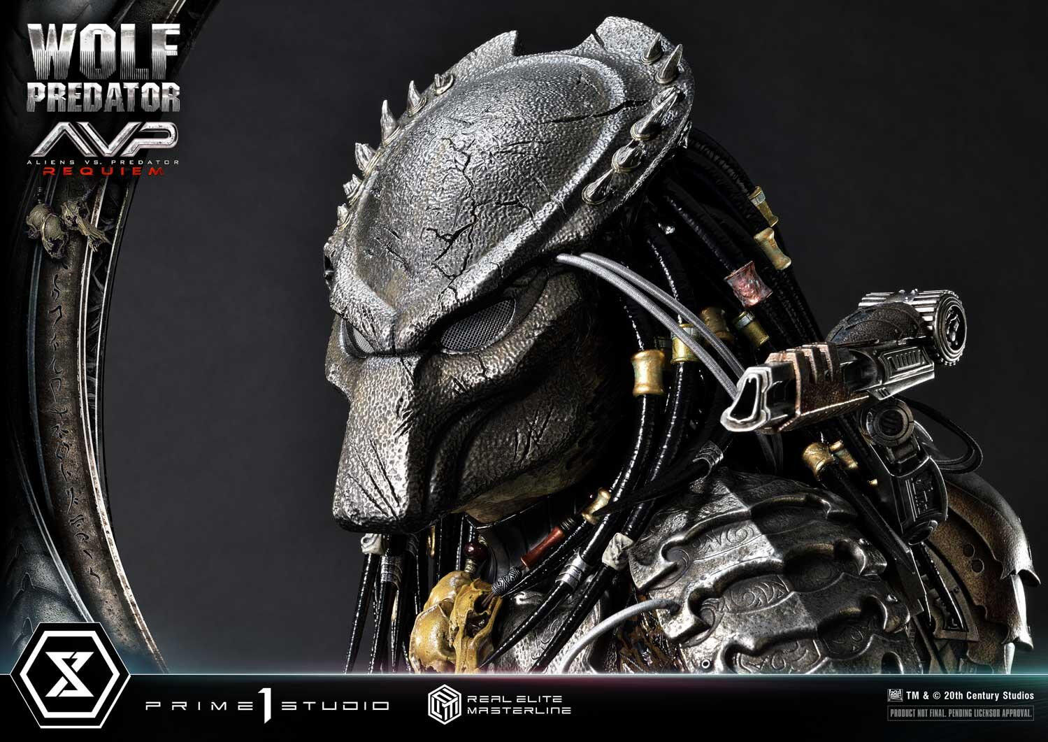 Aliens Vs Predator: Requiem - Alien Warrior - Wolf Predator - Real Elite Masterline  (REMAVP-01) - 1/3 (Prime 1 Studio) photo 46