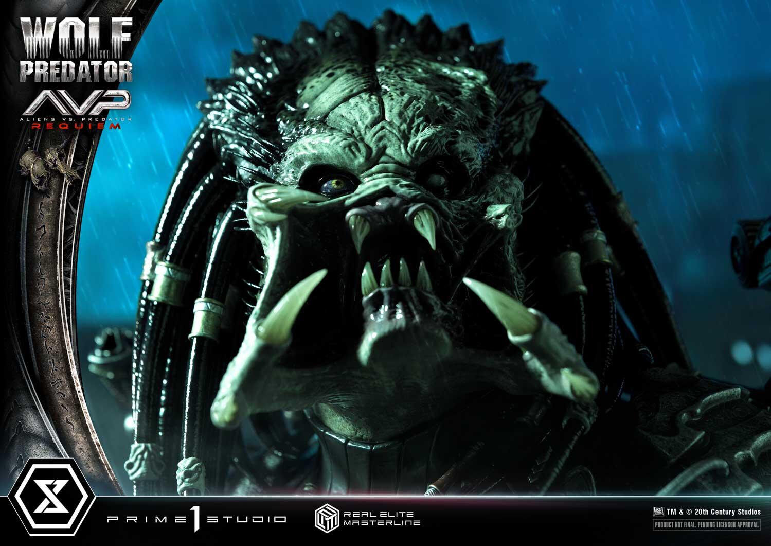 Aliens Vs Predator: Requiem - Alien Warrior - Wolf Predator - Real Elite Masterline  (REMAVP-01) - 1/3 (Prime 1 Studio) photo 48