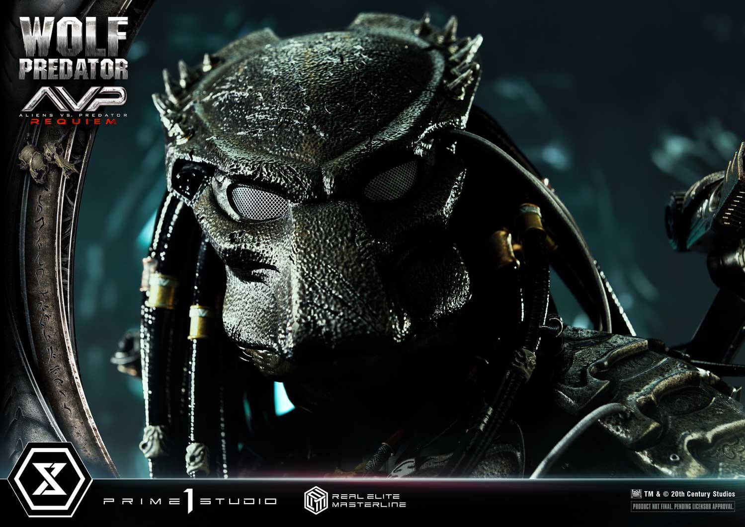 Aliens Vs Predator: Requiem - Alien Warrior - Wolf Predator - Real Elite Masterline  (REMAVP-01) - 1/3 (Prime 1 Studio) photo 49