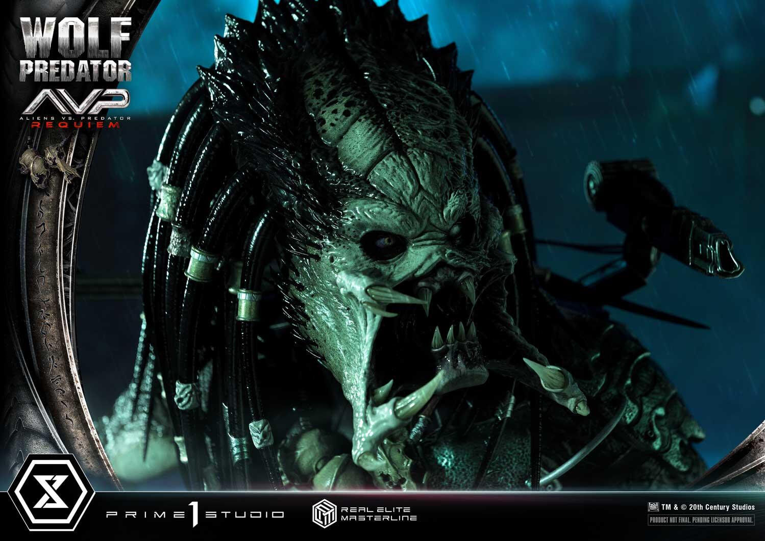 Aliens Vs Predator: Requiem - Alien Warrior - Wolf Predator - Real Elite Masterline  (REMAVP-01) - 1/3 (Prime 1 Studio) photo 52