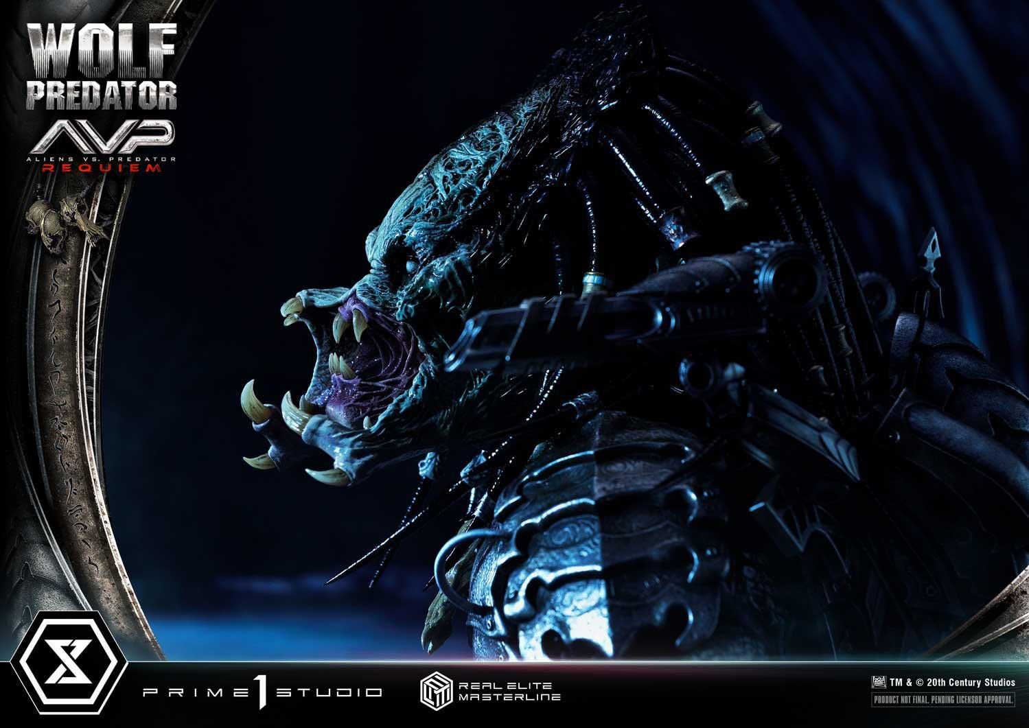 Aliens Vs Predator: Requiem - Alien Warrior - Wolf Predator - Real Elite Masterline  (REMAVP-01) - 1/3 (Prime 1 Studio) photo 53