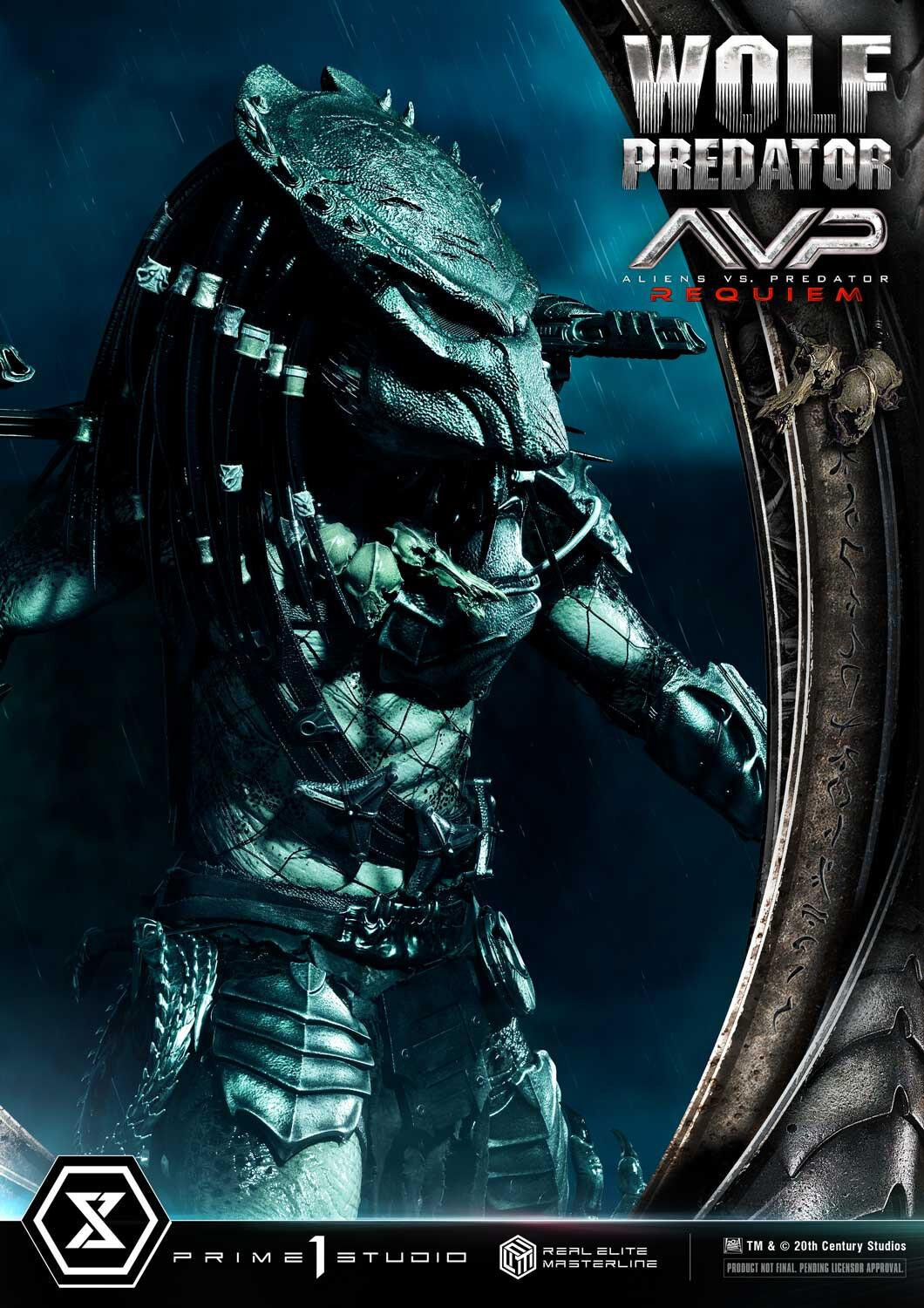 Aliens Vs Predator: Requiem - Alien Warrior - Wolf Predator - Real Elite Masterline  (REMAVP-01) - 1/3 (Prime 1 Studio) photo 56