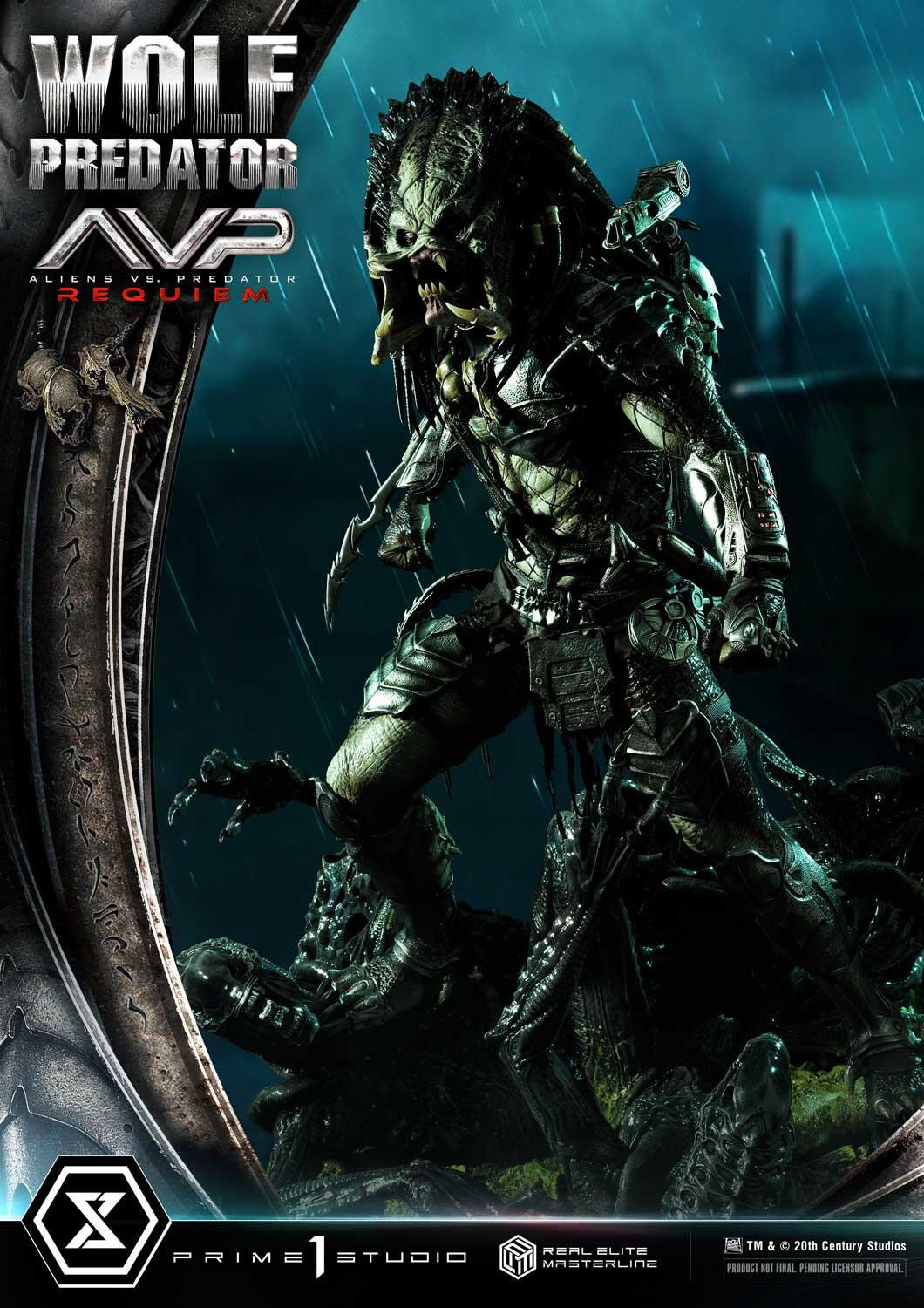 Aliens Vs Predator: Requiem - Alien Warrior - Wolf Predator - Real Elite Masterline  (REMAVP-01) - 1/3 (Prime 1 Studio) photo 57