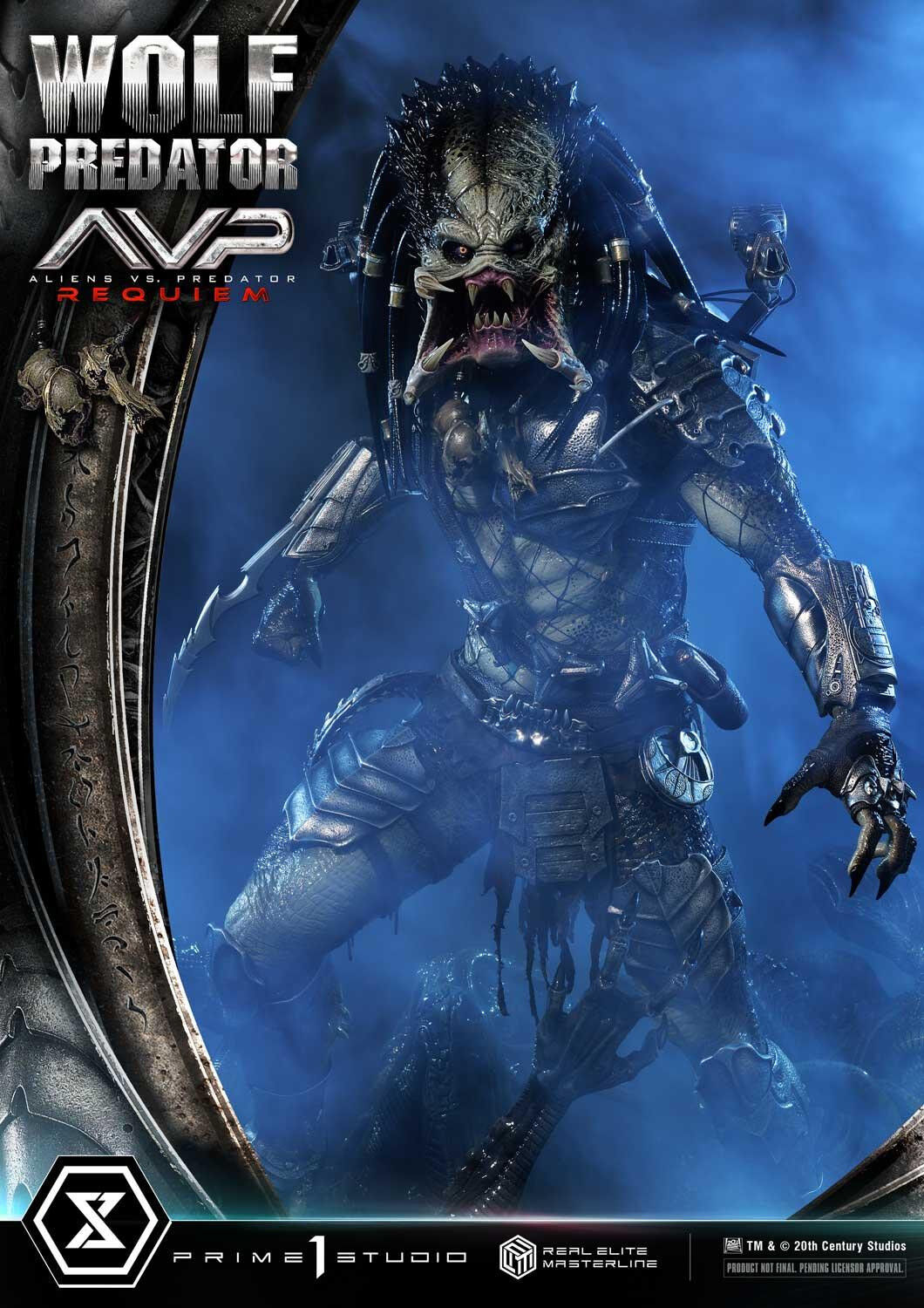 Aliens Vs Predator: Requiem - Alien Warrior - Wolf Predator - Real Elite Masterline  (REMAVP-01) - 1/3 (Prime 1 Studio) photo 58