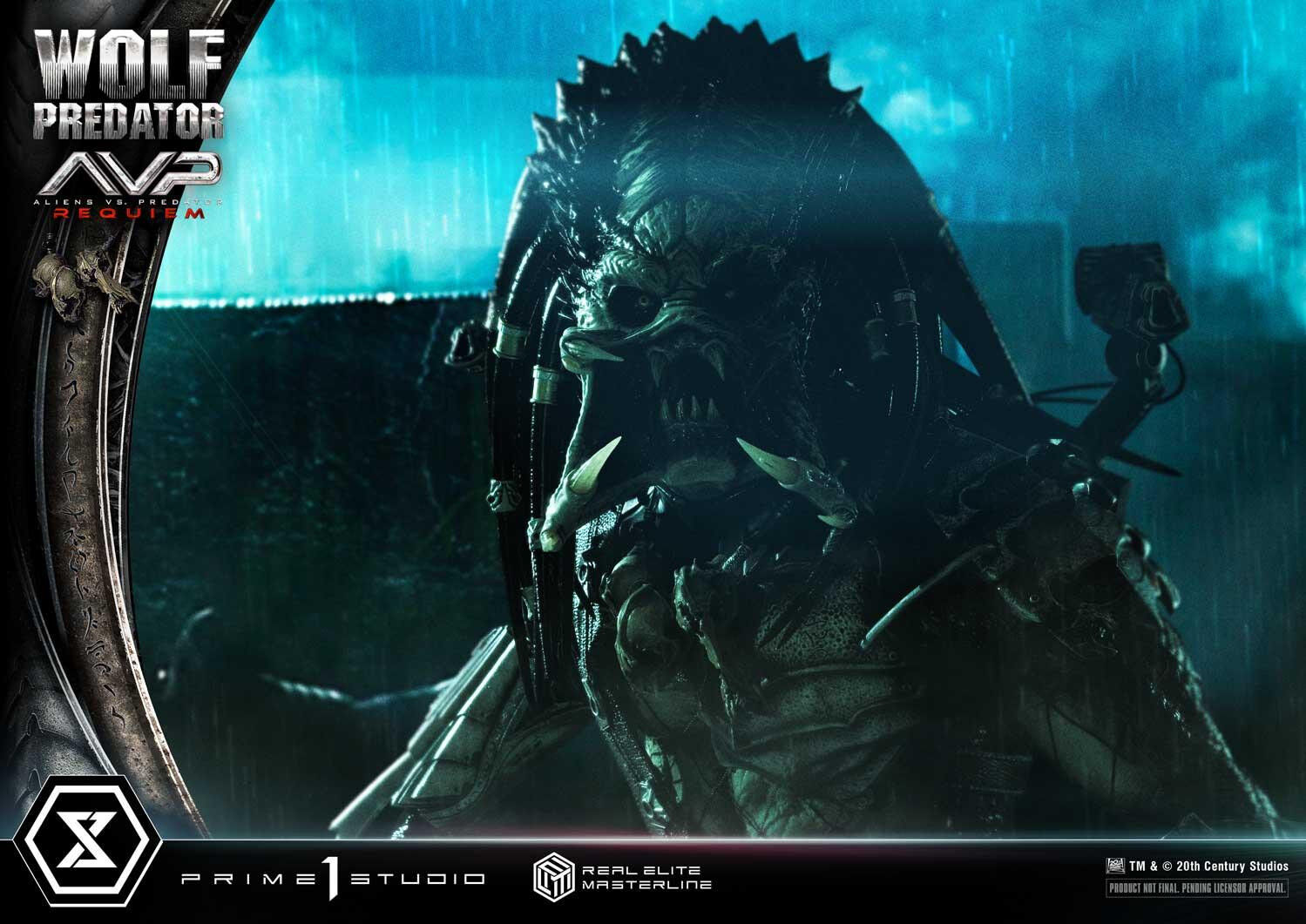 Aliens Vs Predator: Requiem - Alien Warrior - Wolf Predator - Real Elite Masterline  (REMAVP-01) - 1/3 (Prime 1 Studio) photo 60