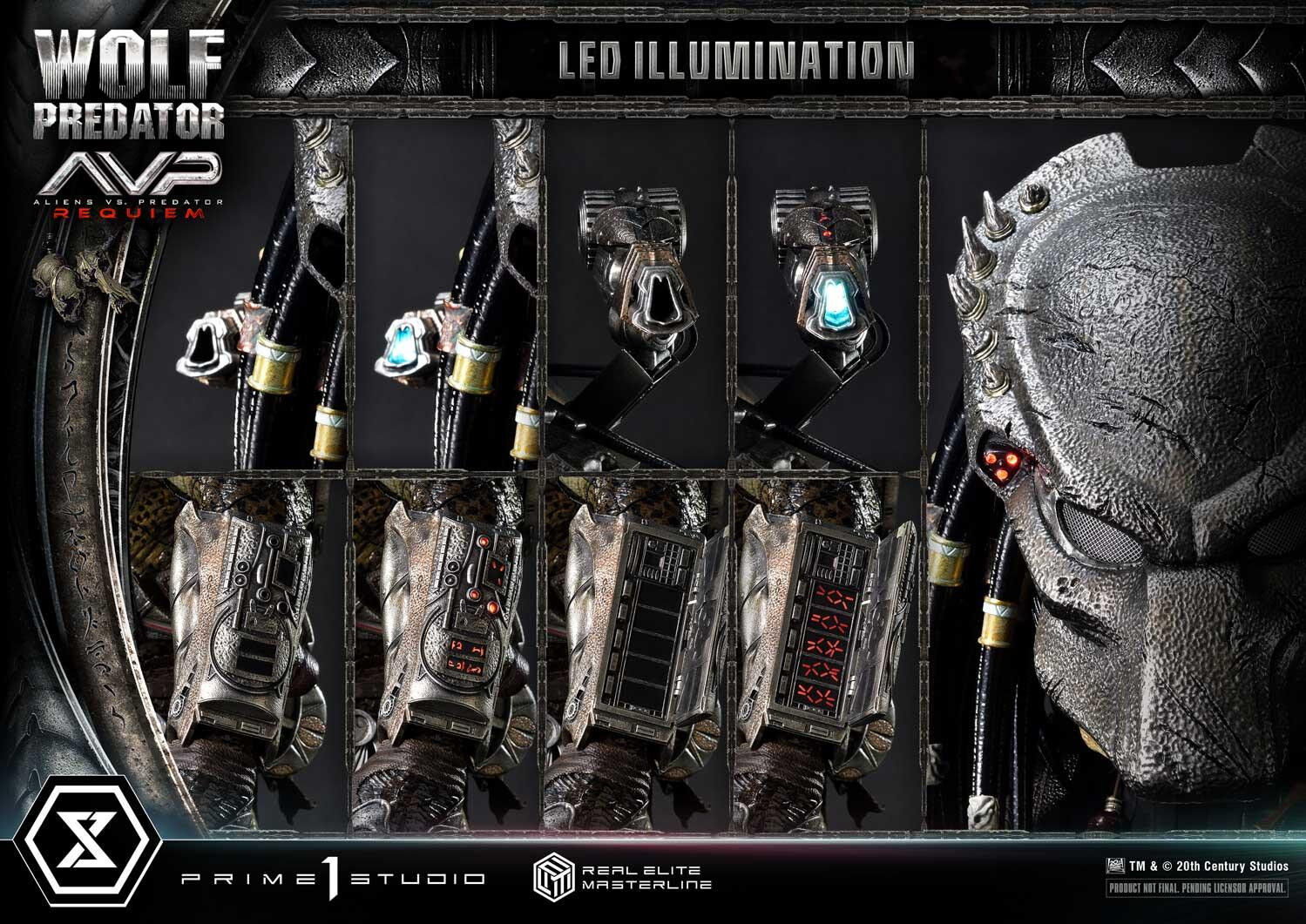 Aliens Vs Predator: Requiem - Alien Warrior - Wolf Predator - Real Elite Masterline  (REMAVP-01) - 1/3 (Prime 1 Studio) photo 69