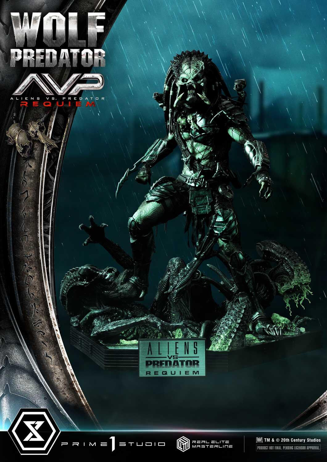 Aliens Vs Predator: Requiem - Alien Warrior - Wolf Predator - Real Elite Masterline  (REMAVP-01) - 1/3 (Prime 1 Studio) photo 72
