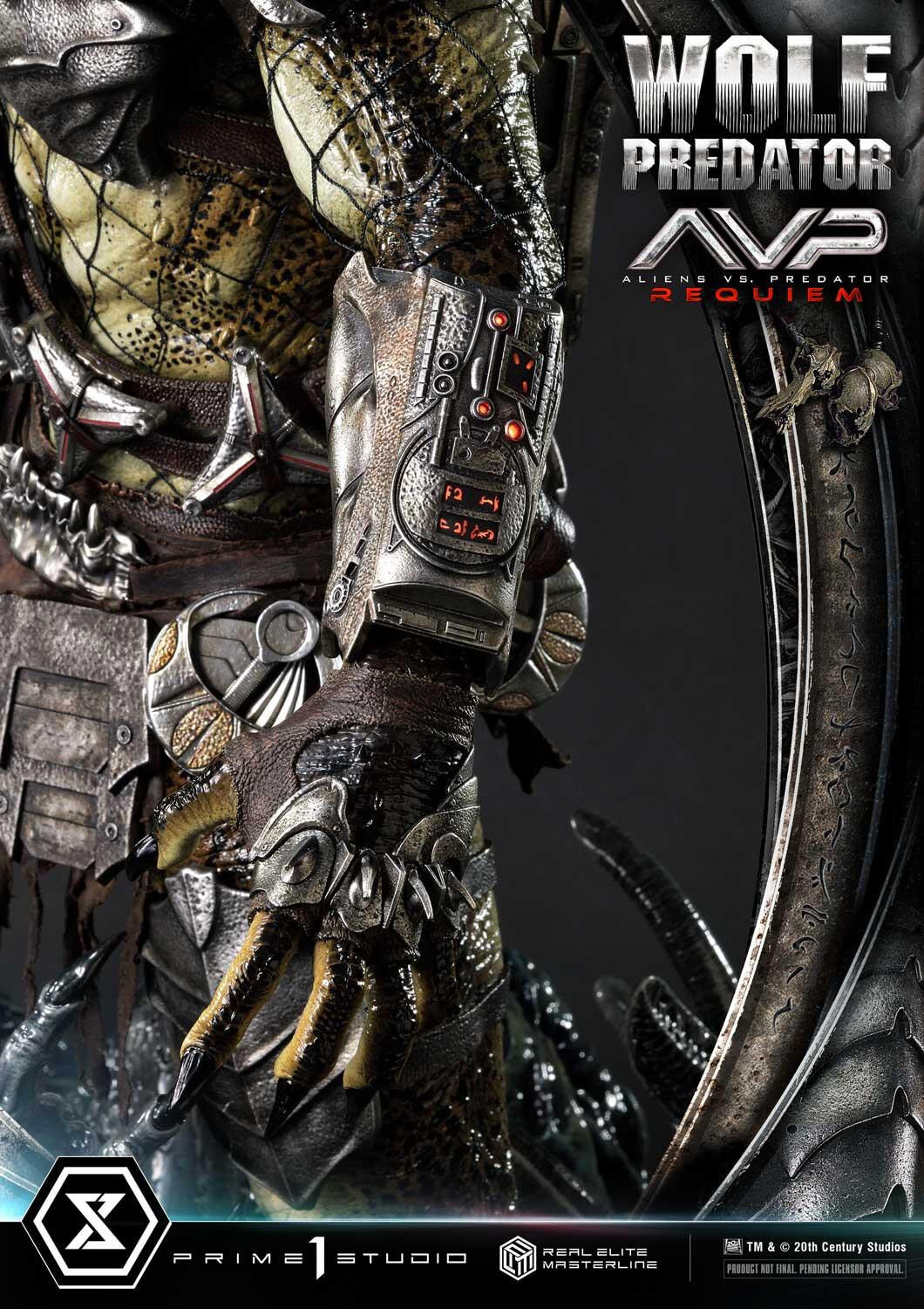 Aliens Vs Predator: Requiem - Alien Warrior - Wolf Predator - Real Elite Masterline  (REMAVP-01) - 1/3 (Prime 1 Studio) photo 80