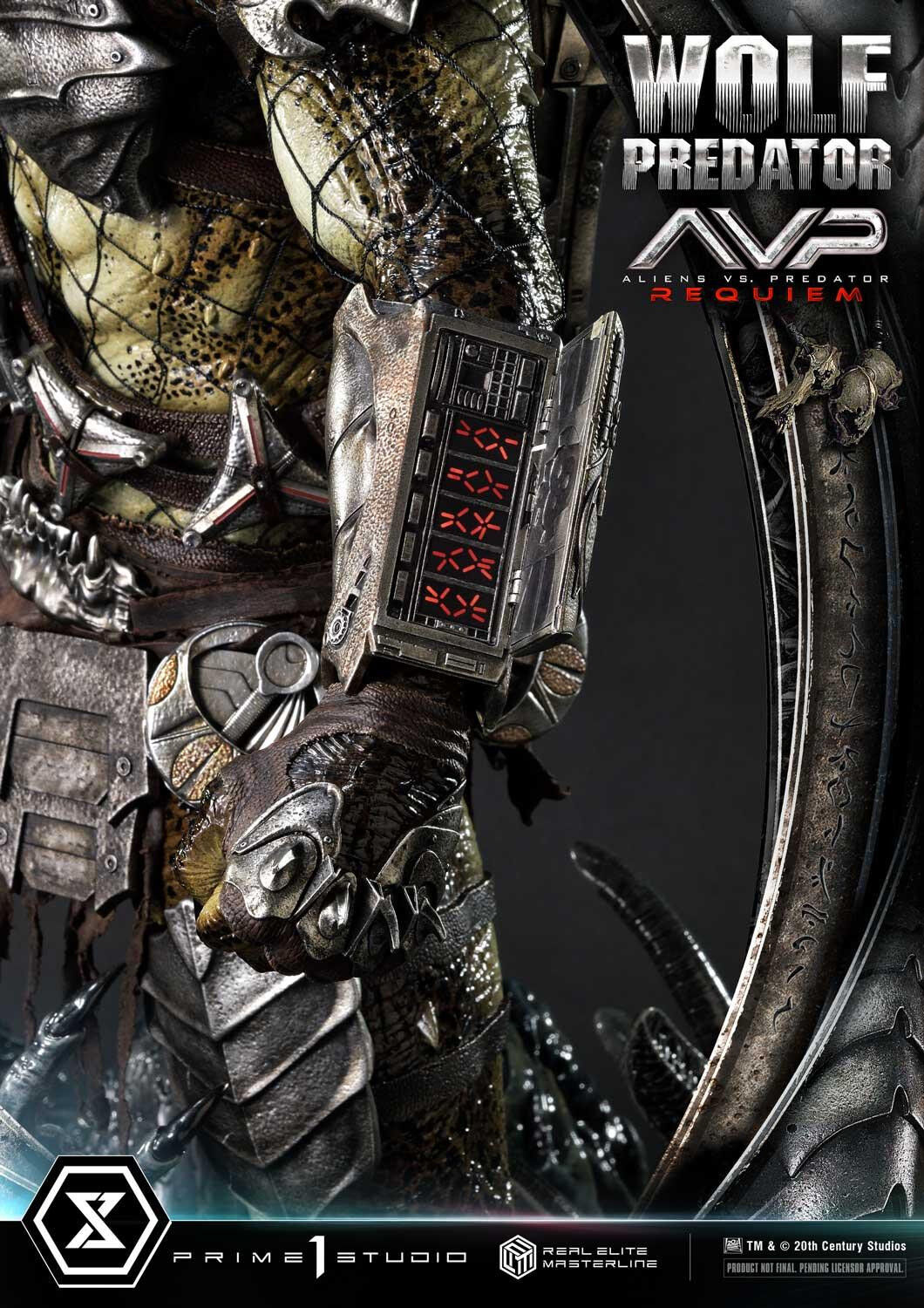 Aliens Vs Predator: Requiem - Alien Warrior - Wolf Predator - Real Elite Masterline  (REMAVP-01) - 1/3 (Prime 1 Studio) photo 81