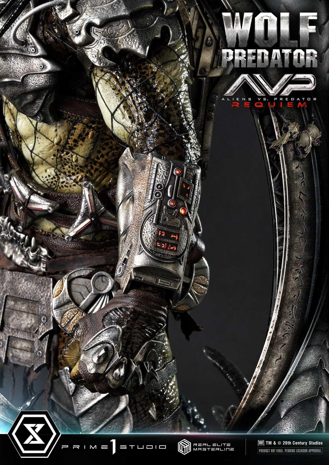 Aliens Vs Predator: Requiem - Alien Warrior - Wolf Predator - Real Elite Masterline  (REMAVP-01) - 1/3 (Prime 1 Studio) photo 82