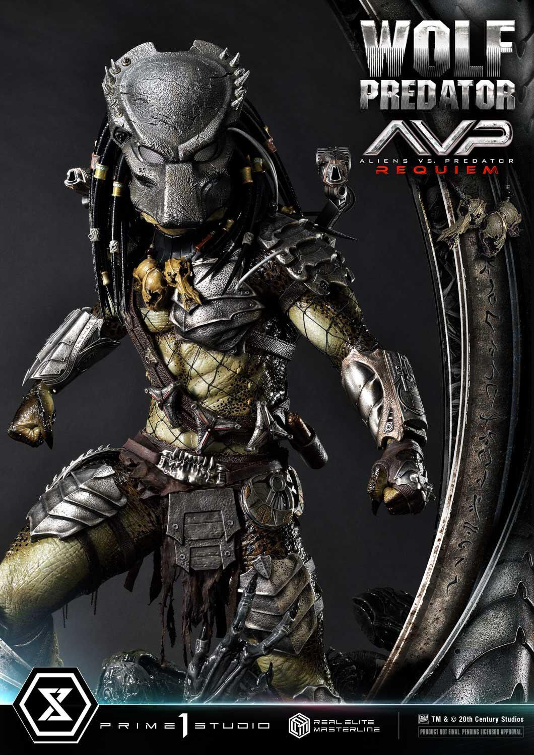 Aliens Vs Predator: Requiem - Alien Warrior - Wolf Predator - Real Elite Masterline  (REMAVP-01) - 1/3 (Prime 1 Studio) photo 83