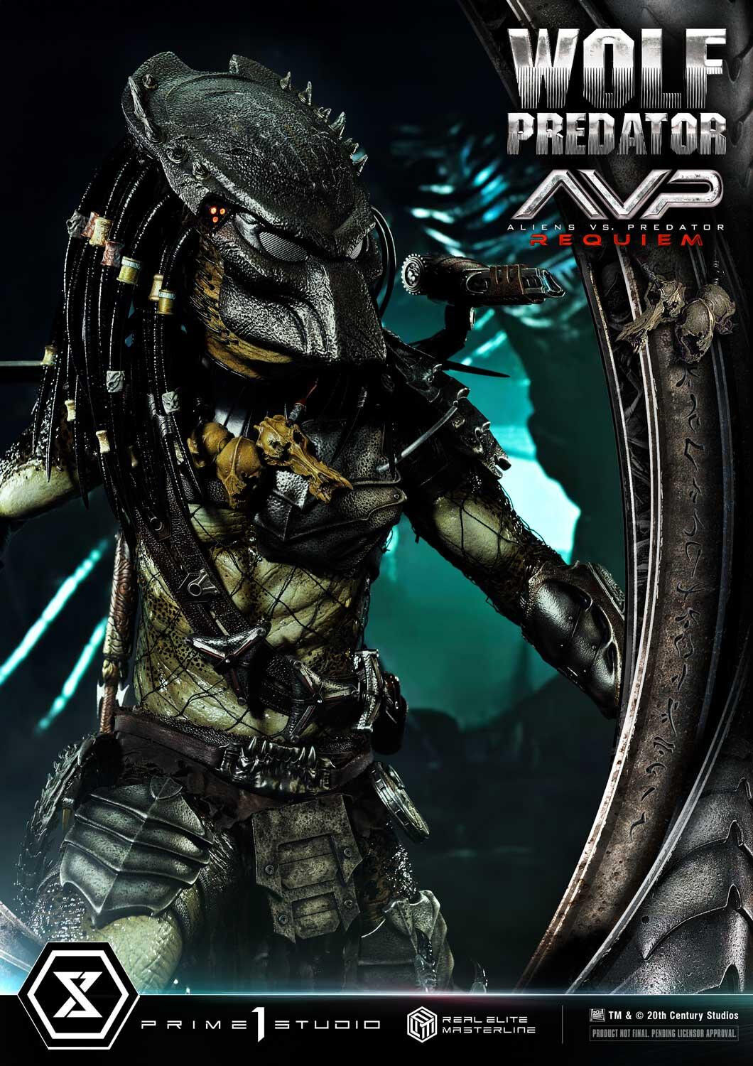 Aliens Vs Predator: Requiem - Alien Warrior - Wolf Predator - Real Elite Masterline  (REMAVP-01) - 1/3 (Prime 1 Studio) photo 85