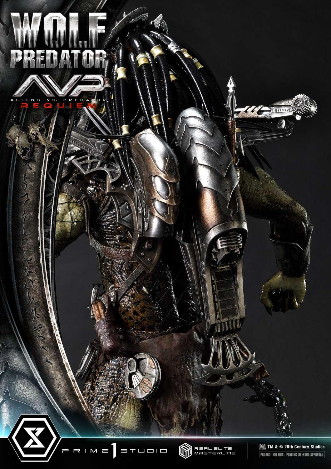 Aliens Vs Predator: Requiem - Alien Warrior - Wolf Predator - Real Elite Masterline  (REMAVP-01) - 1/3 (Prime 1 Studio) photo 87