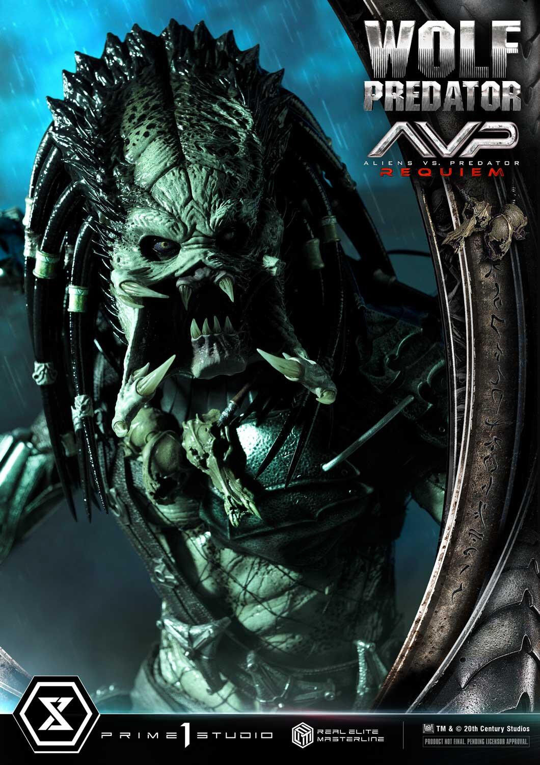 Aliens Vs Predator: Requiem - Alien Warrior - Wolf Predator - Real Elite Masterline  (REMAVP-01) - 1/3 (Prime 1 Studio) photo 88