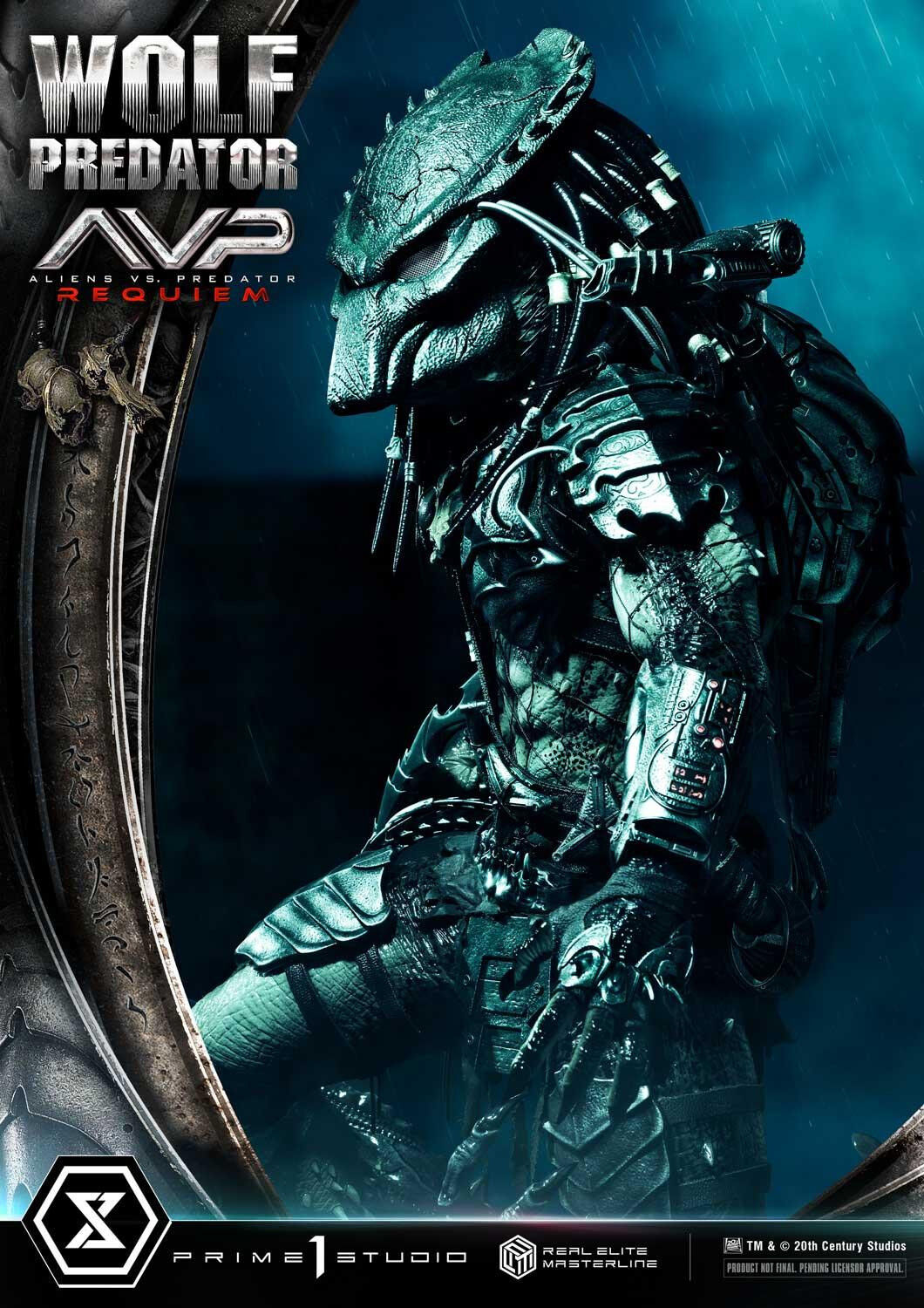 Aliens Vs Predator: Requiem - Alien Warrior - Wolf Predator - Real Elite Masterline  (REMAVP-01) - 1/3 (Prime 1 Studio) photo 89