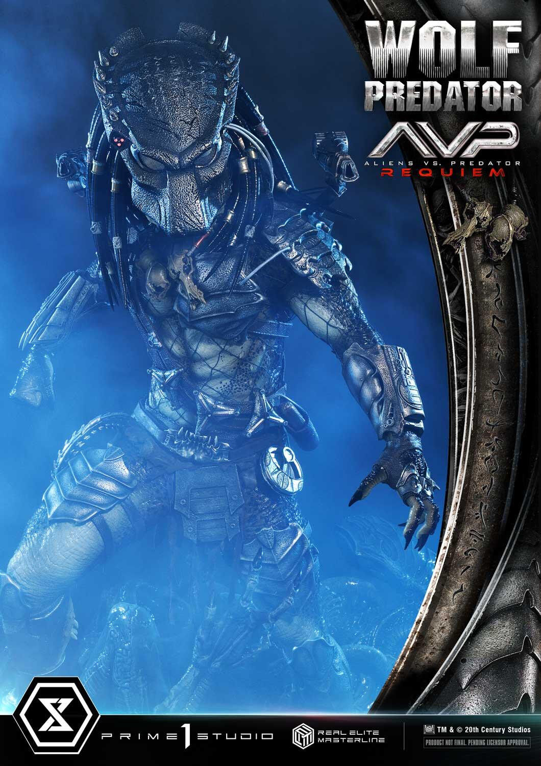 Aliens Vs Predator: Requiem - Alien Warrior - Wolf Predator - Real Elite Masterline  (REMAVP-01) - 1/3 (Prime 1 Studio) photo 91