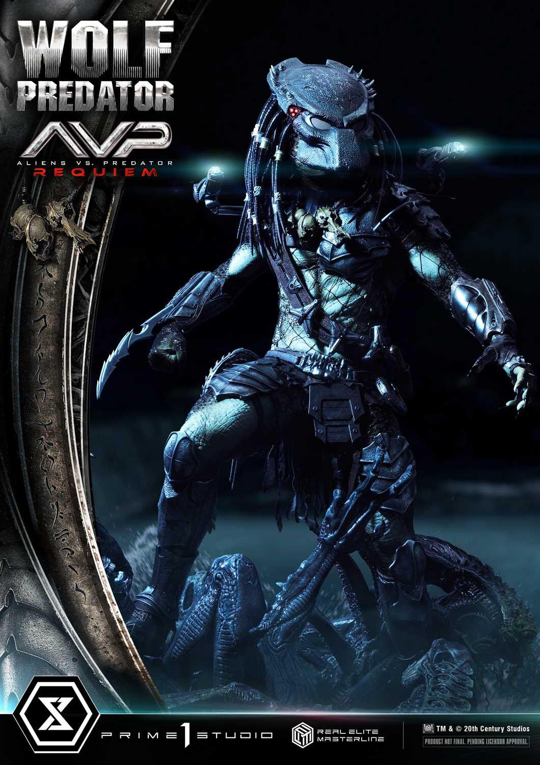 Aliens Vs Predator: Requiem - Alien Warrior - Wolf Predator - Real Elite Masterline  (REMAVP-01) - 1/3 (Prime 1 Studio) photo 92