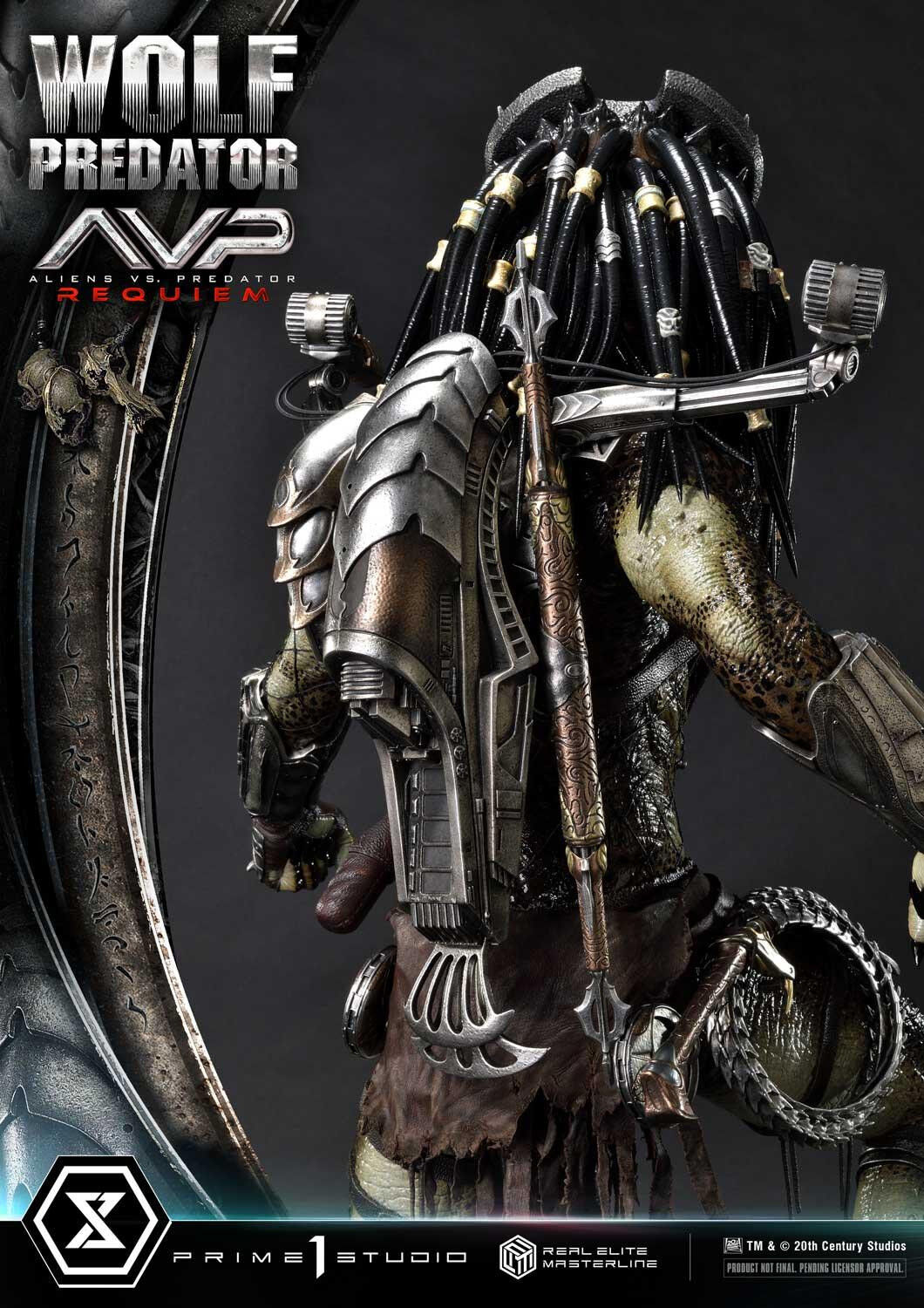 Aliens Vs Predator: Requiem - Alien Warrior - Wolf Predator - Real Elite Masterline  (REMAVP-01) - 1/3 (Prime 1 Studio) photo 94