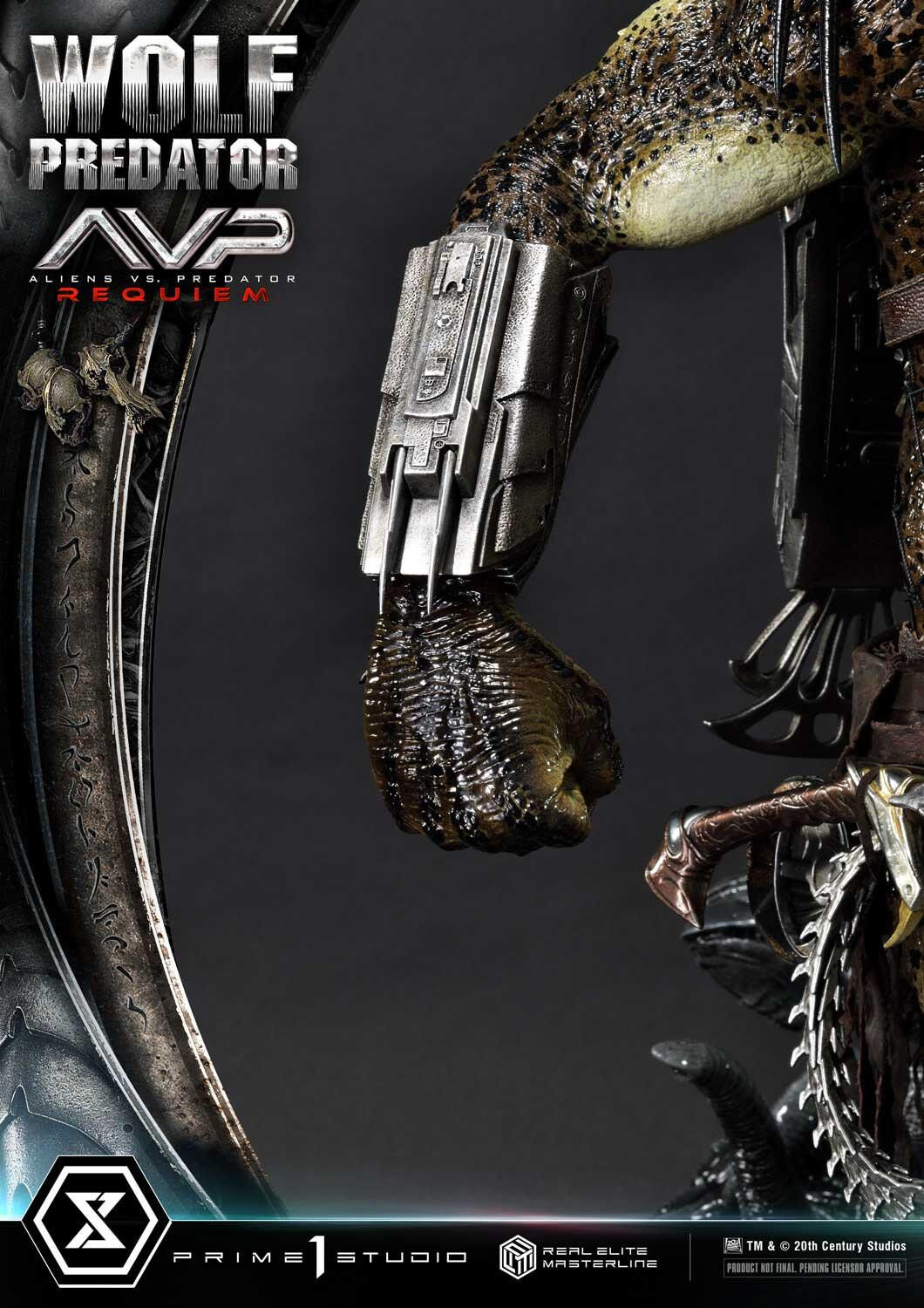 Aliens Vs Predator: Requiem - Alien Warrior - Wolf Predator - Real Elite Masterline  (REMAVP-01) - 1/3 (Prime 1 Studio) photo 95