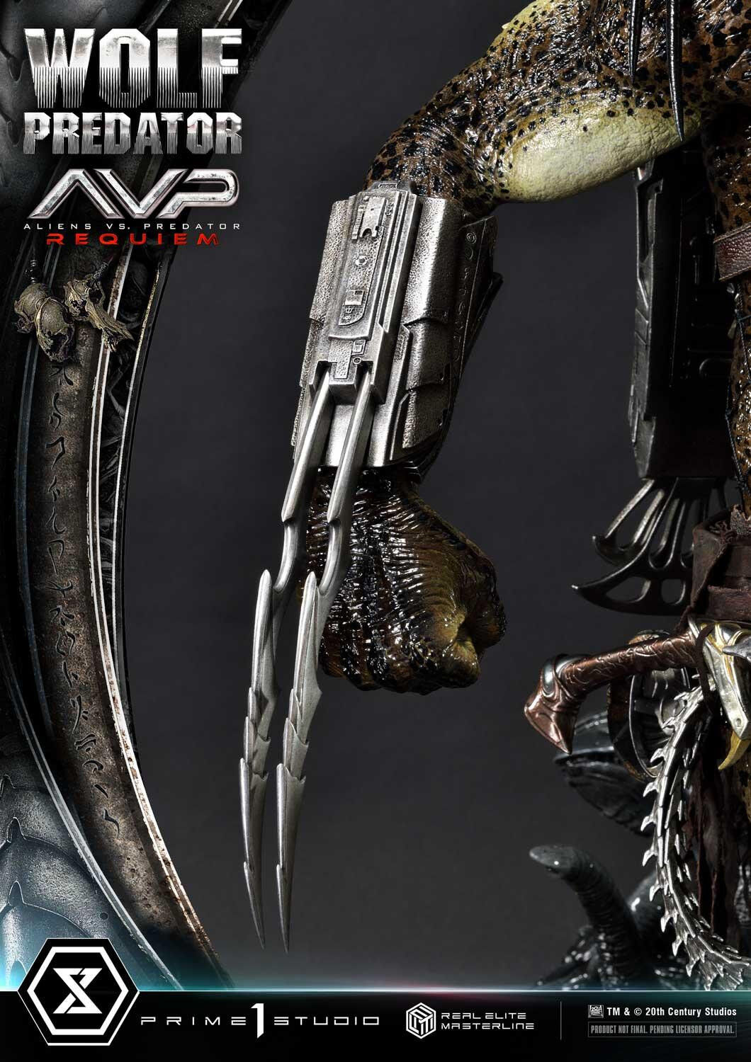 Aliens Vs Predator: Requiem - Alien Warrior - Wolf Predator - Real Elite Masterline  (REMAVP-01) - 1/3 (Prime 1 Studio) photo 96
