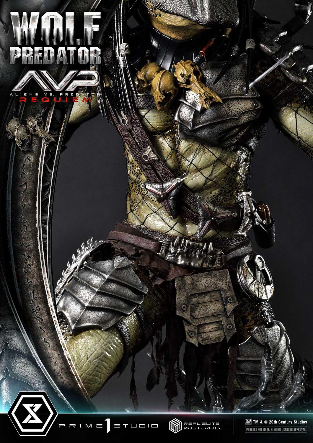Aliens Vs Predator: Requiem - Alien Warrior - Wolf Predator - Real Elite Masterline  (REMAVP-01) - 1/3 (Prime 1 Studio) photo 97