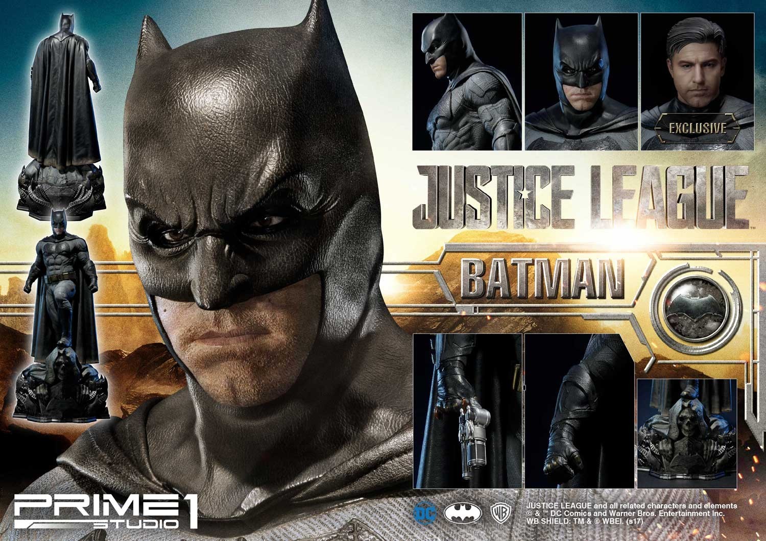 Justice League - Batman - Bruce Wayne - Museum Masterline Series (MMJL-01) - 1/3 (Prime 1 Studio) photo 17