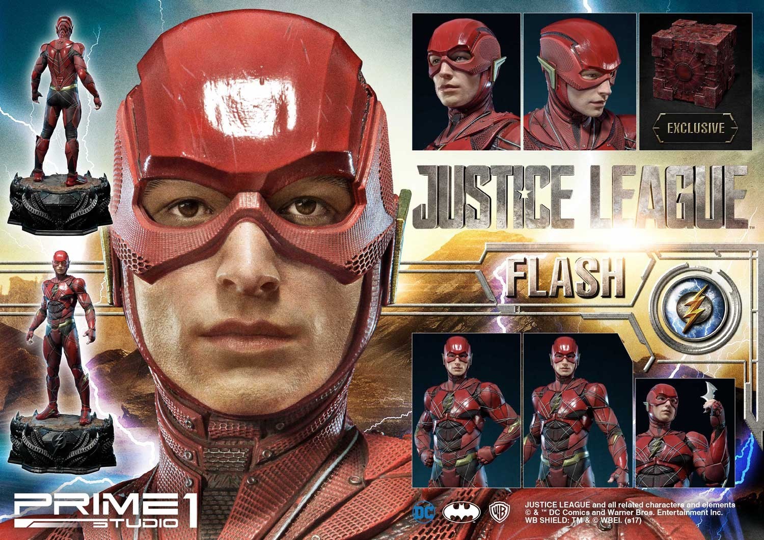 Justice League - Flash - Museum Masterline Series  (MMJL-04) - 1/3 (Prime 1 Studio) photo 4
