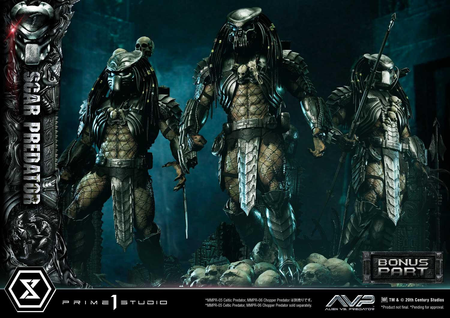 Alien Vs Predator - Celtic Predator - Museum Masterline Series  (MMPR-05S) - 1/3 - Bonus Version (Prime 1 Studio)