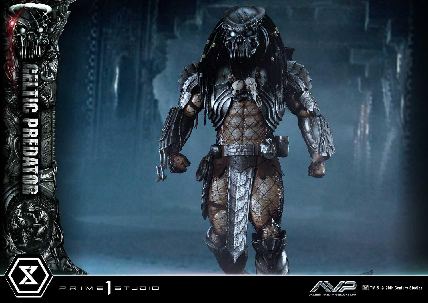 Alien Vs Predator - Celtic Predator - Museum Masterline Series  (MMPR-05S) - 1/3 - Bonus Version (Prime 1 Studio) photo 11