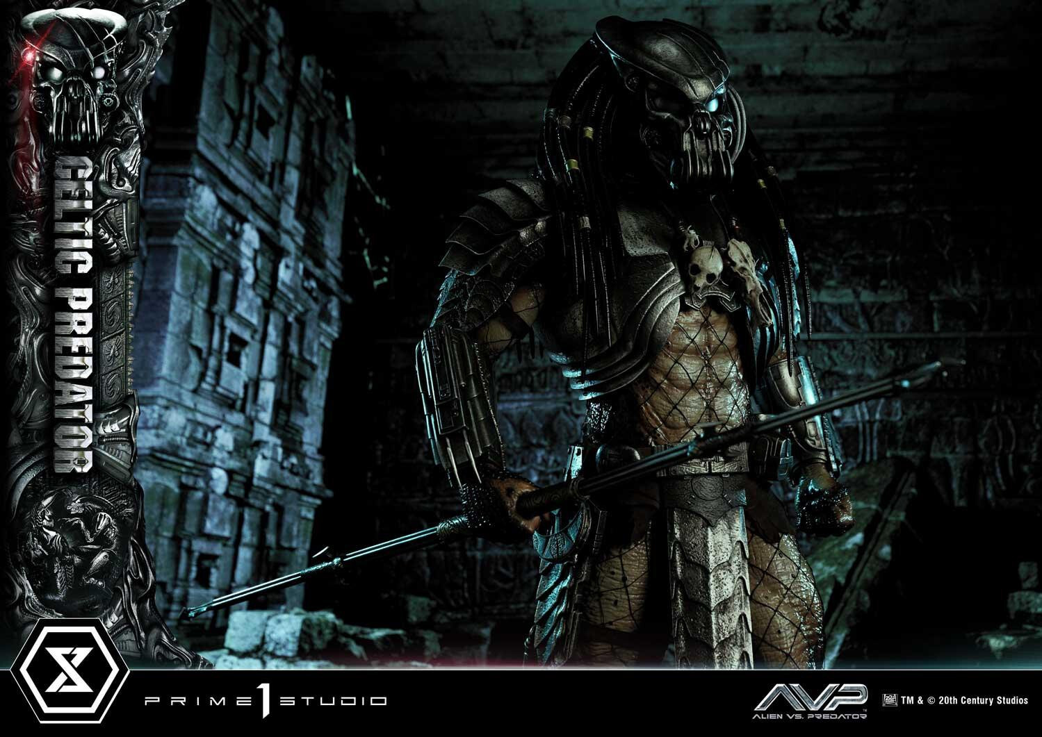 Alien Vs Predator - Celtic Predator - Museum Masterline Series  (MMPR-05S) - 1/3 - Bonus Version (Prime 1 Studio) photo 45