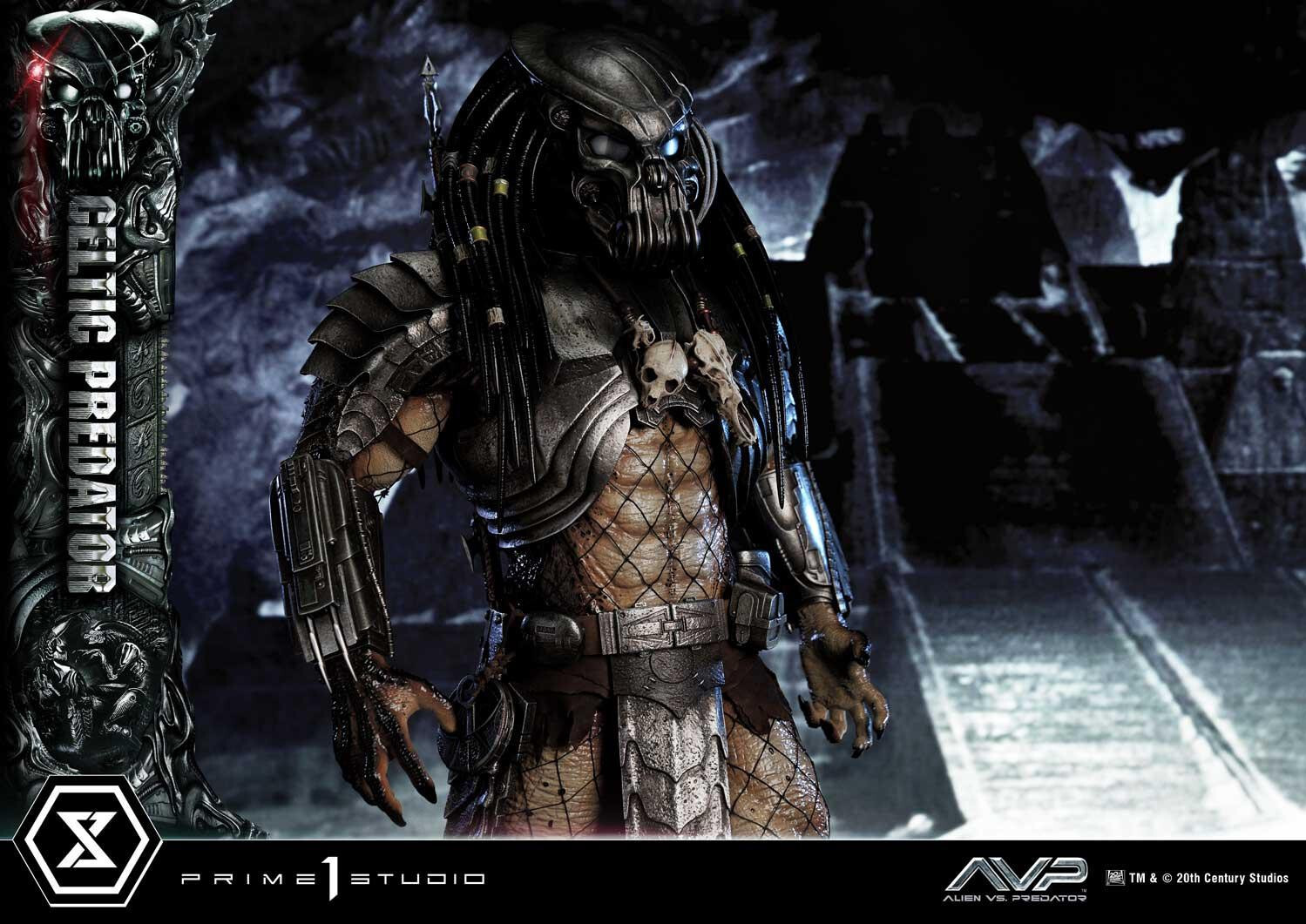 Alien Vs Predator - Celtic Predator - Museum Masterline Series  (MMPR-05S) - 1/3 - Bonus Version (Prime 1 Studio) photo 46