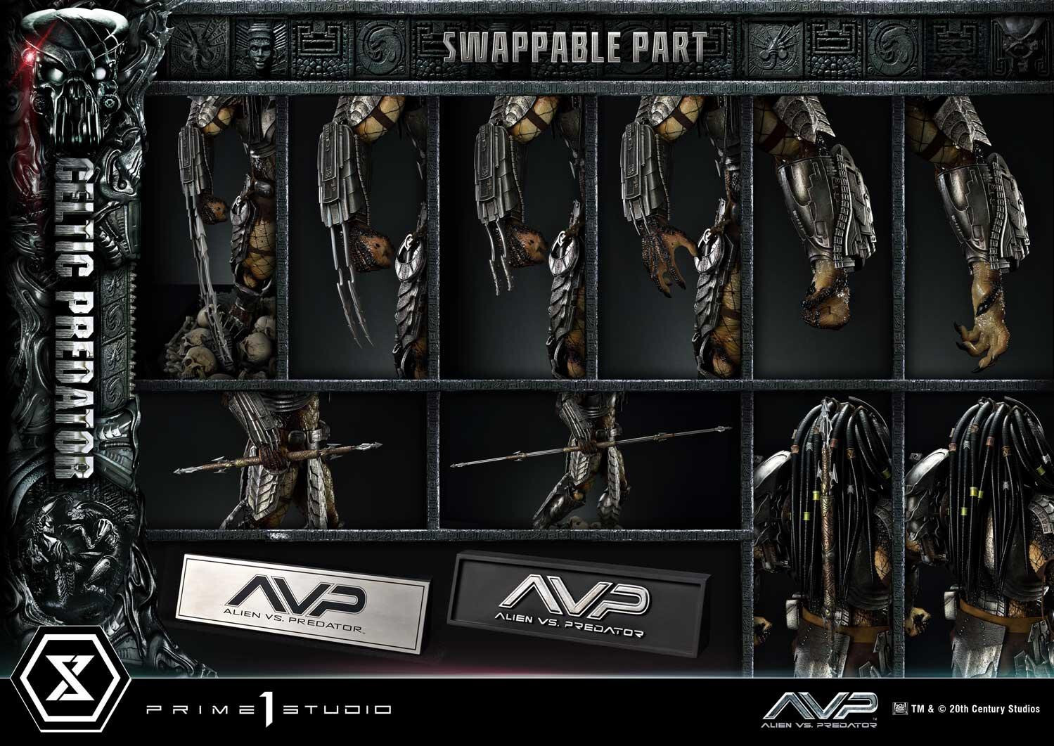 Alien Vs Predator - Celtic Predator - Museum Masterline Series  (MMPR-05S) - 1/3 - Bonus Version (Prime 1 Studio) photo 52