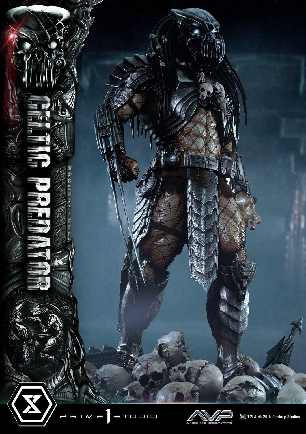 Alien Vs Predator - Celtic Predator - Museum Masterline Series  (MMPR-05S) - 1/3 - Bonus Version (Prime 1 Studio) photo 53