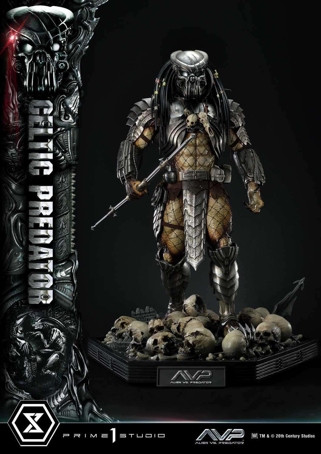 Alien Vs Predator - Celtic Predator - Museum Masterline Series  (MMPR-05S) - 1/3 - Bonus Version (Prime 1 Studio) photo 58