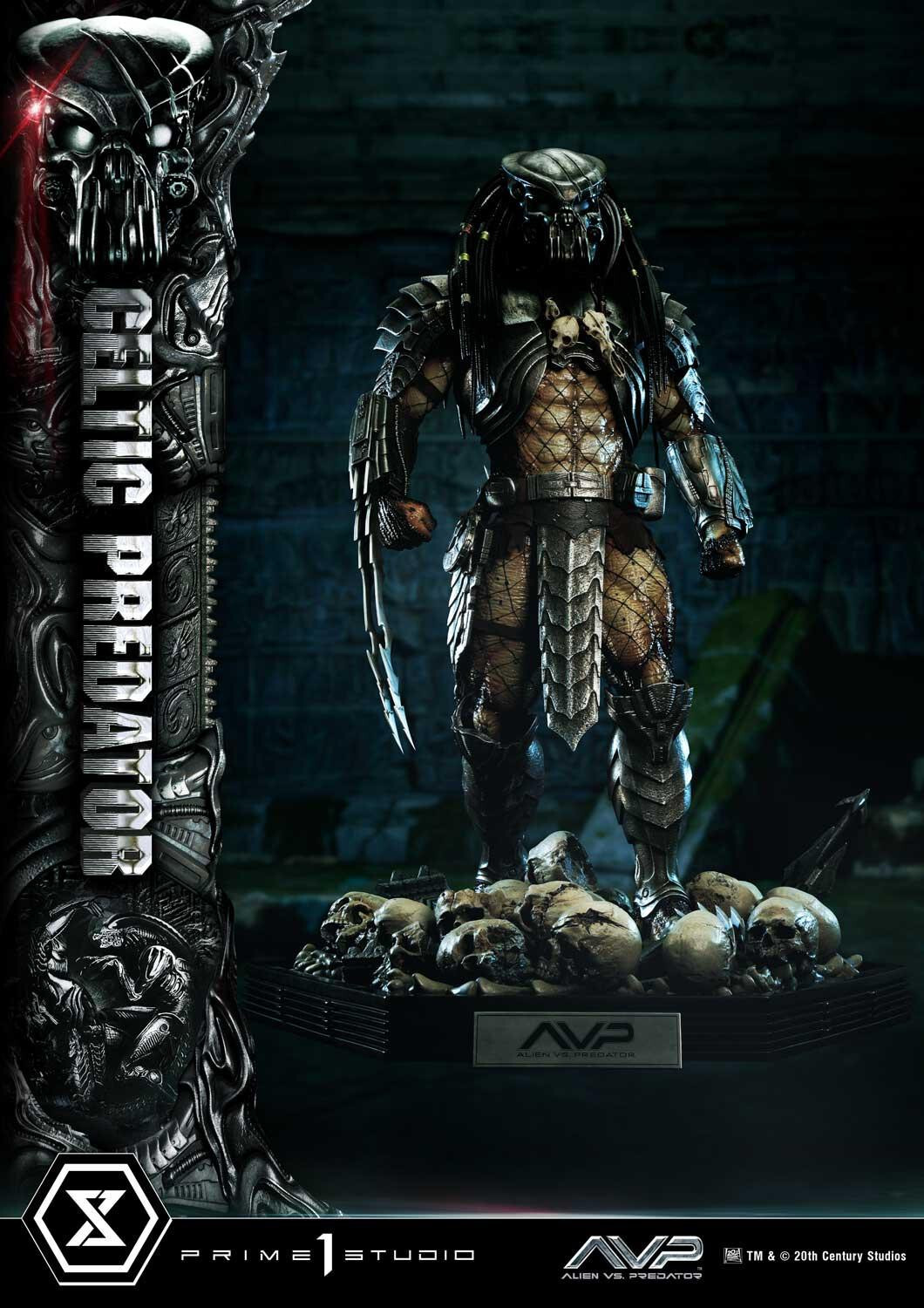 Alien Vs Predator - Celtic Predator - Museum Masterline Series  (MMPR-05S) - 1/3 - Bonus Version (Prime 1 Studio) photo 68