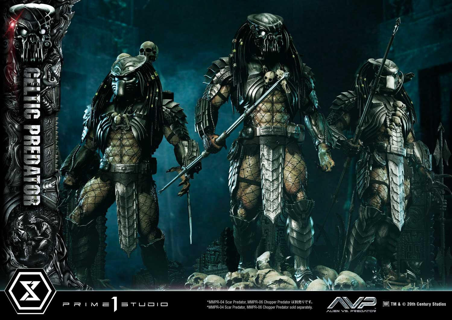 Alien Vs Predator - Celtic Predator - Museum Masterline Series  (MMPR-05S) - 1/3 - Bonus Version (Prime 1 Studio) photo 97
