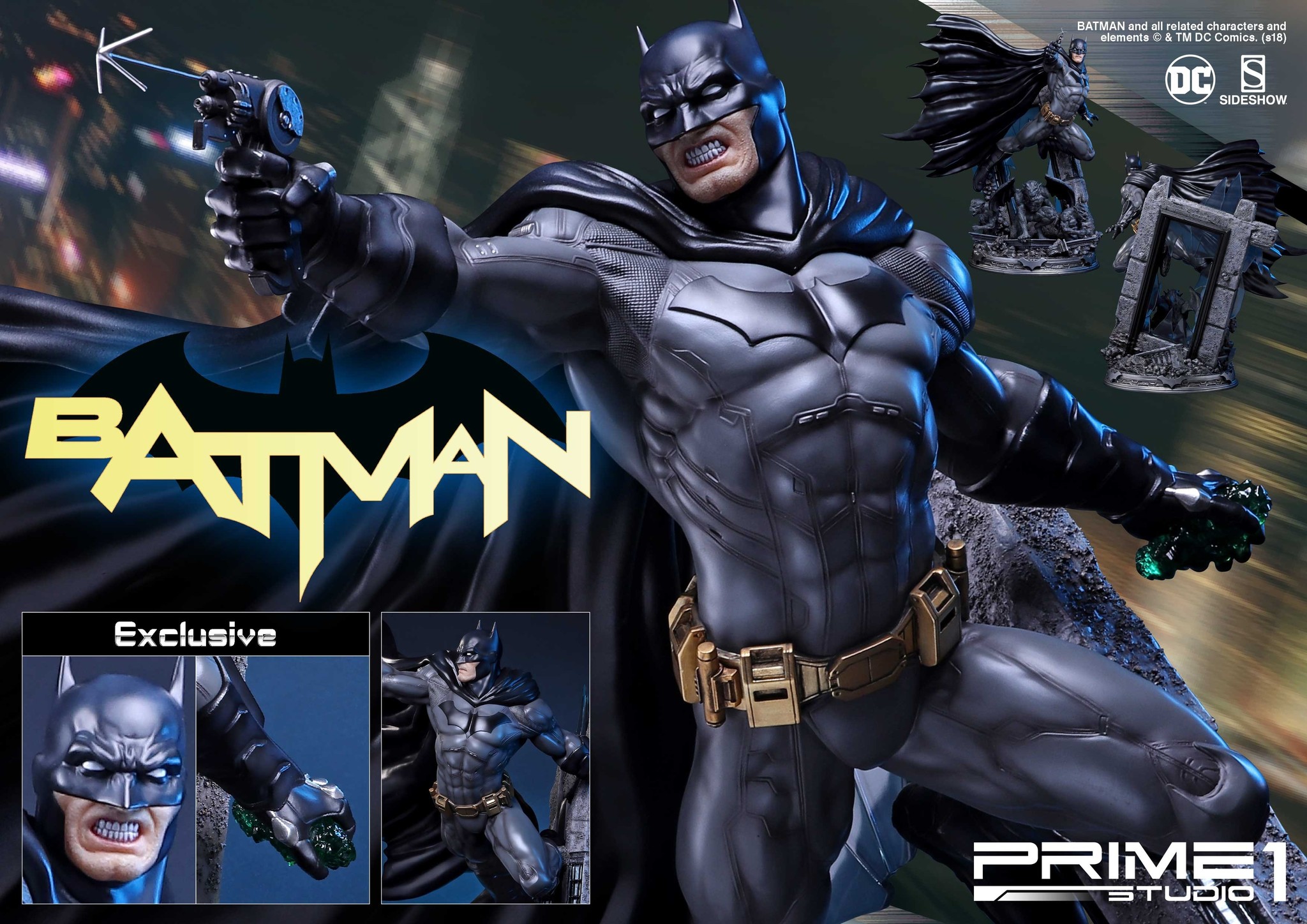 Justice League - Batman - Premium Masterline  (PMN52-07) - 1/4 - The New52! (Prime 1 Studio, Sideshow Collectibles) photo 12