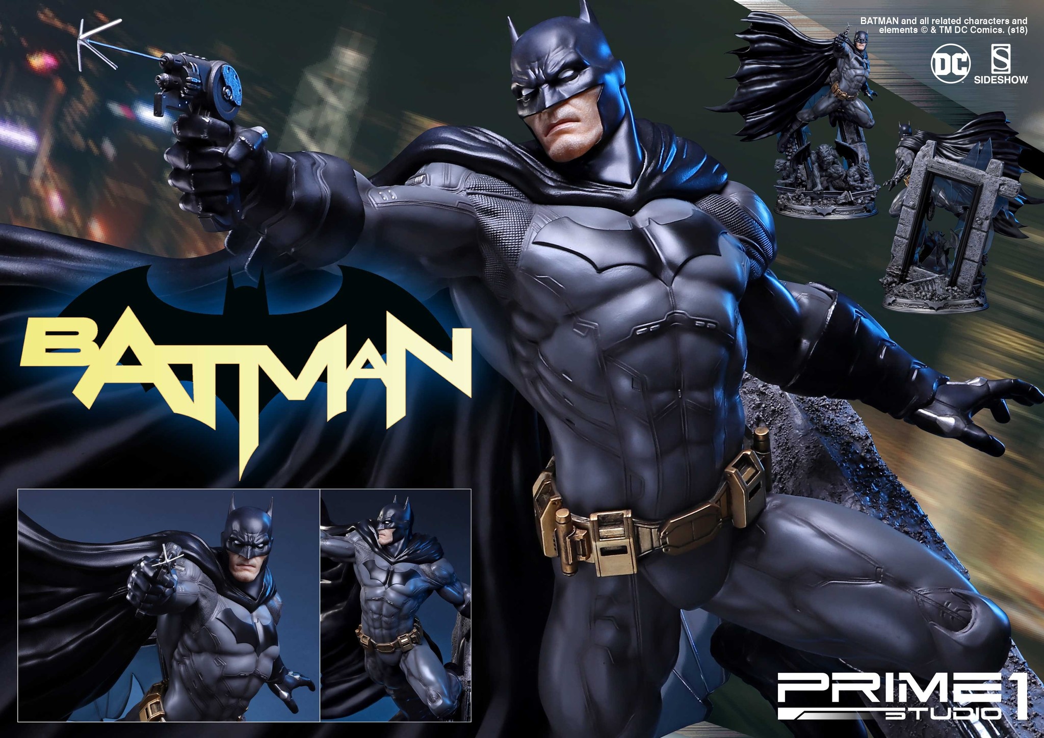 Justice League - Batman - Premium Masterline  (PMN52-07) - 1/4 - The New52! (Prime 1 Studio, Sideshow Collectibles) photo 15