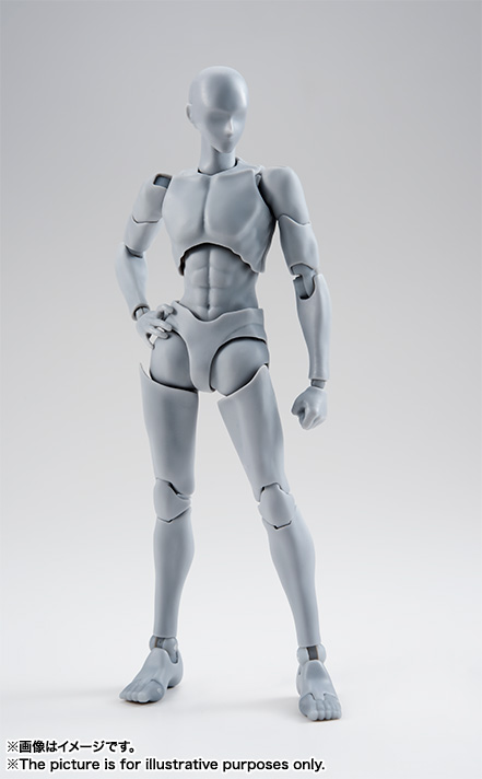S.H.Figuarts - Body-kun - Takarai Rihito Edition, DX Set, Gray Color Ver. (Bandai) photo 8