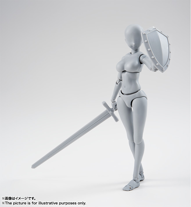 S.H.Figuarts - Body-chan - Yabuki Kentarou Edition, DX Set, Gray Color Ver. (Bandai) photo 9