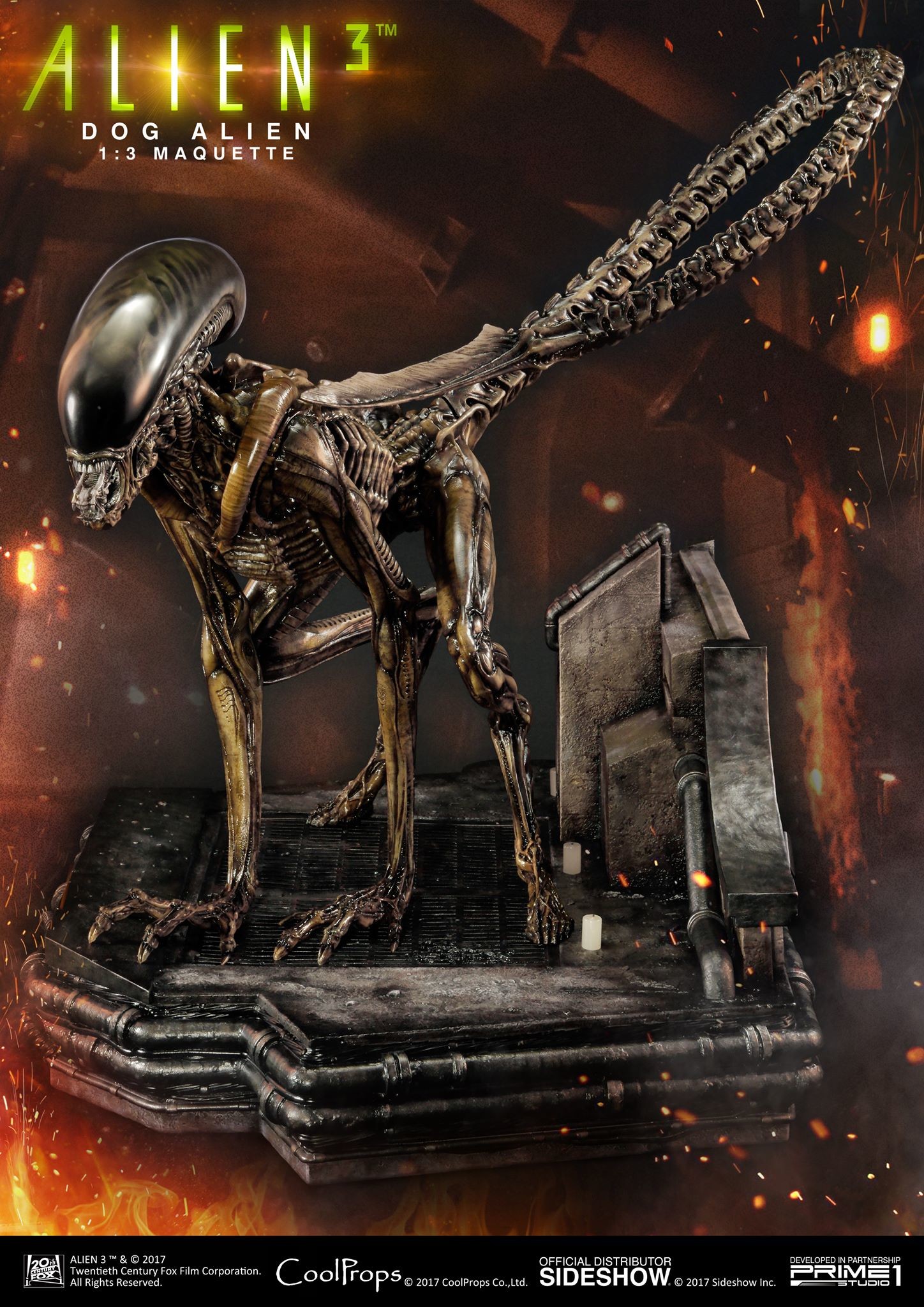 Alien 3 - Dog Alien - Museum Masterline Series  (MMAL-01) - 1/3 (CoolProps, Prime 1 Studio) photo 5