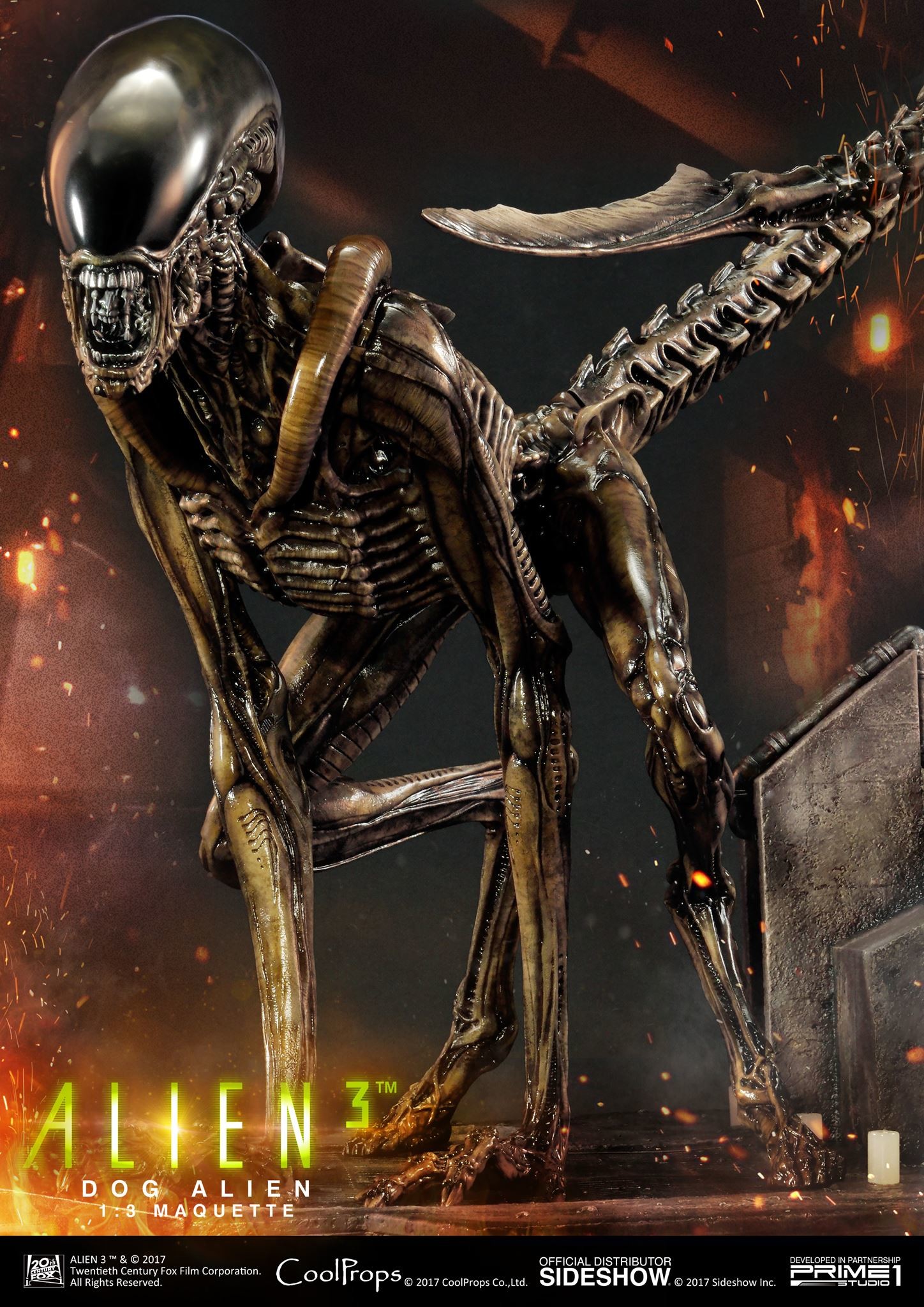Alien 3 - Dog Alien - Museum Masterline Series  (MMAL-01) - 1/3 (CoolProps, Prime 1 Studio) photo 7