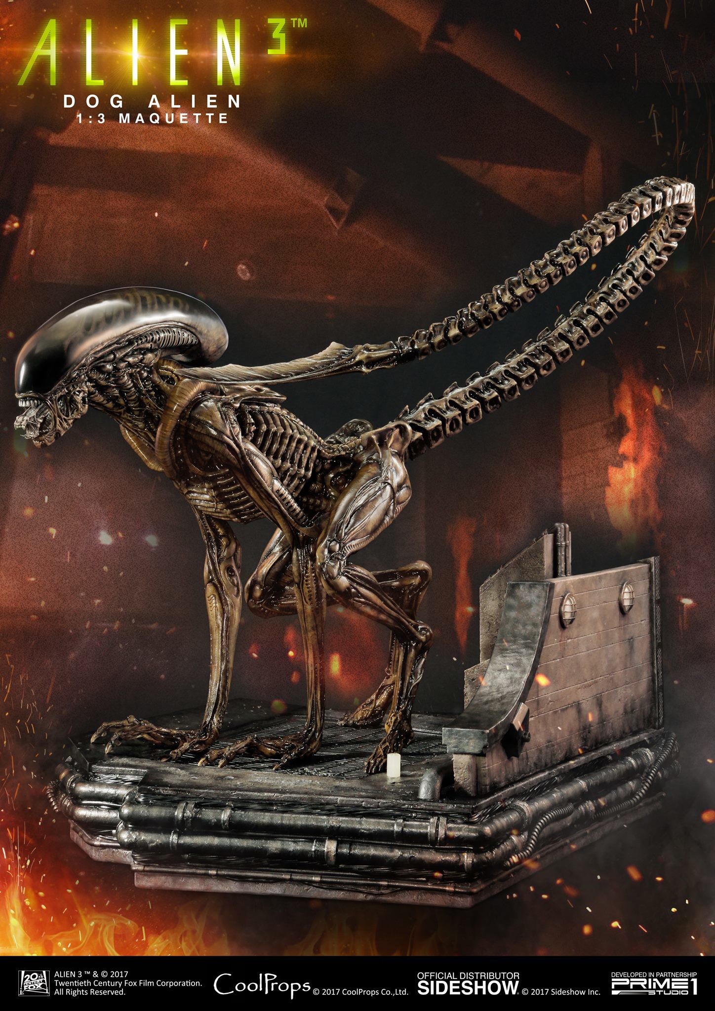Alien 3 - Dog Alien - Museum Masterline Series  (MMAL-01) - 1/3 (CoolProps, Prime 1 Studio) photo 9