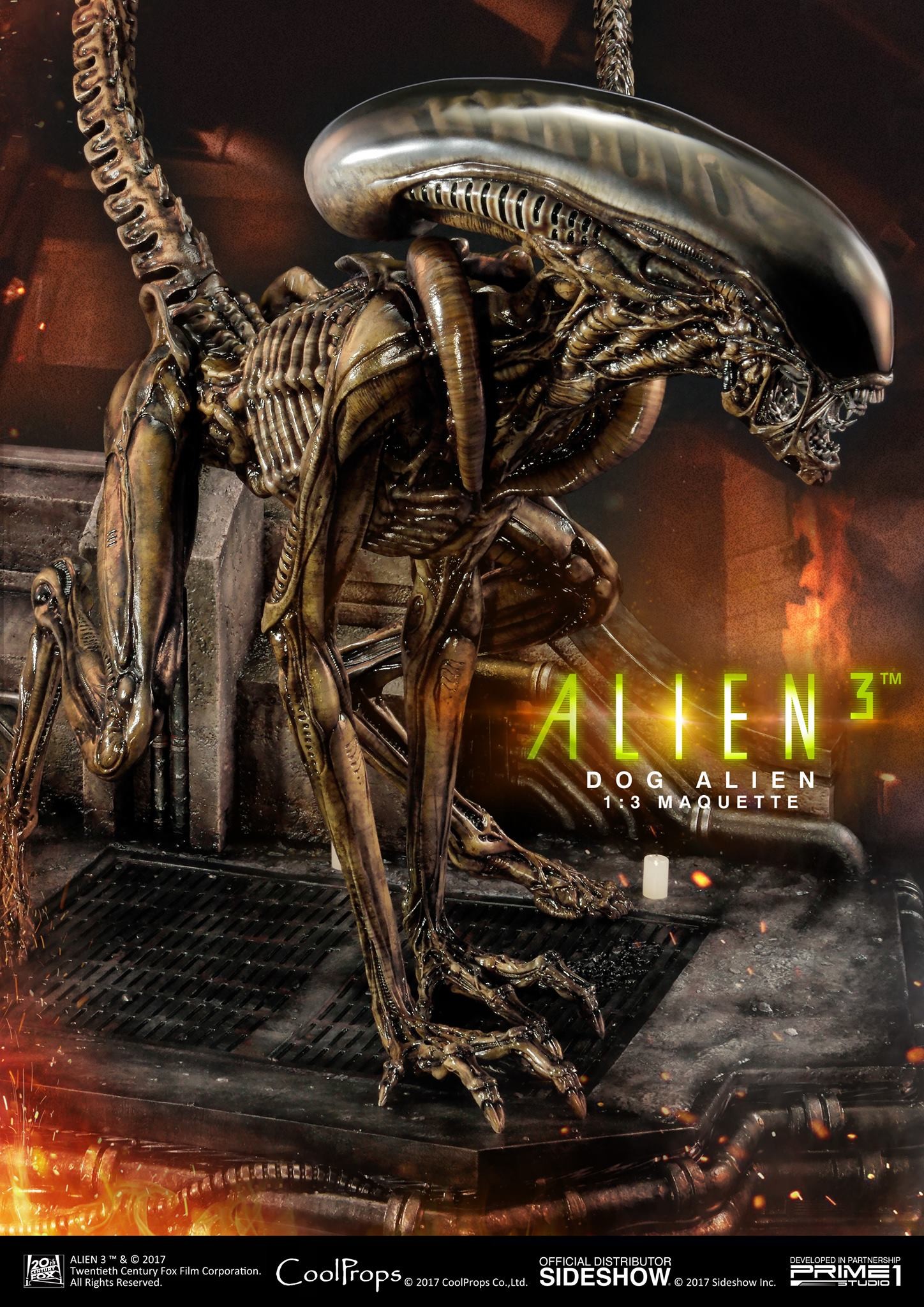 Alien 3 - Dog Alien - Museum Masterline Series  (MMAL-01) - 1/3 (CoolProps, Prime 1 Studio) photo 12