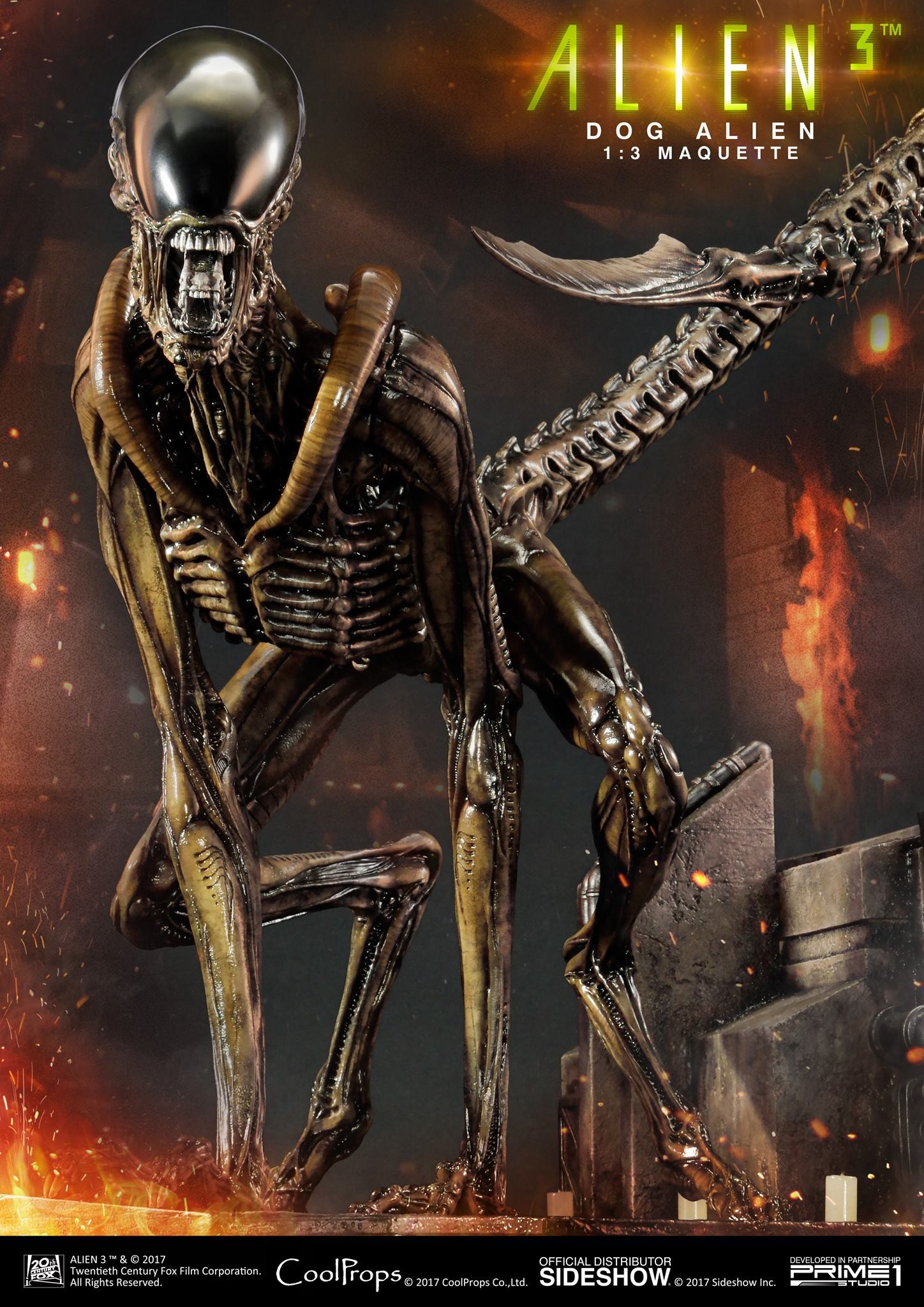 Alien 3 - Dog Alien - Museum Masterline Series  (MMAL-01) - 1/3 (CoolProps, Prime 1 Studio) photo 13