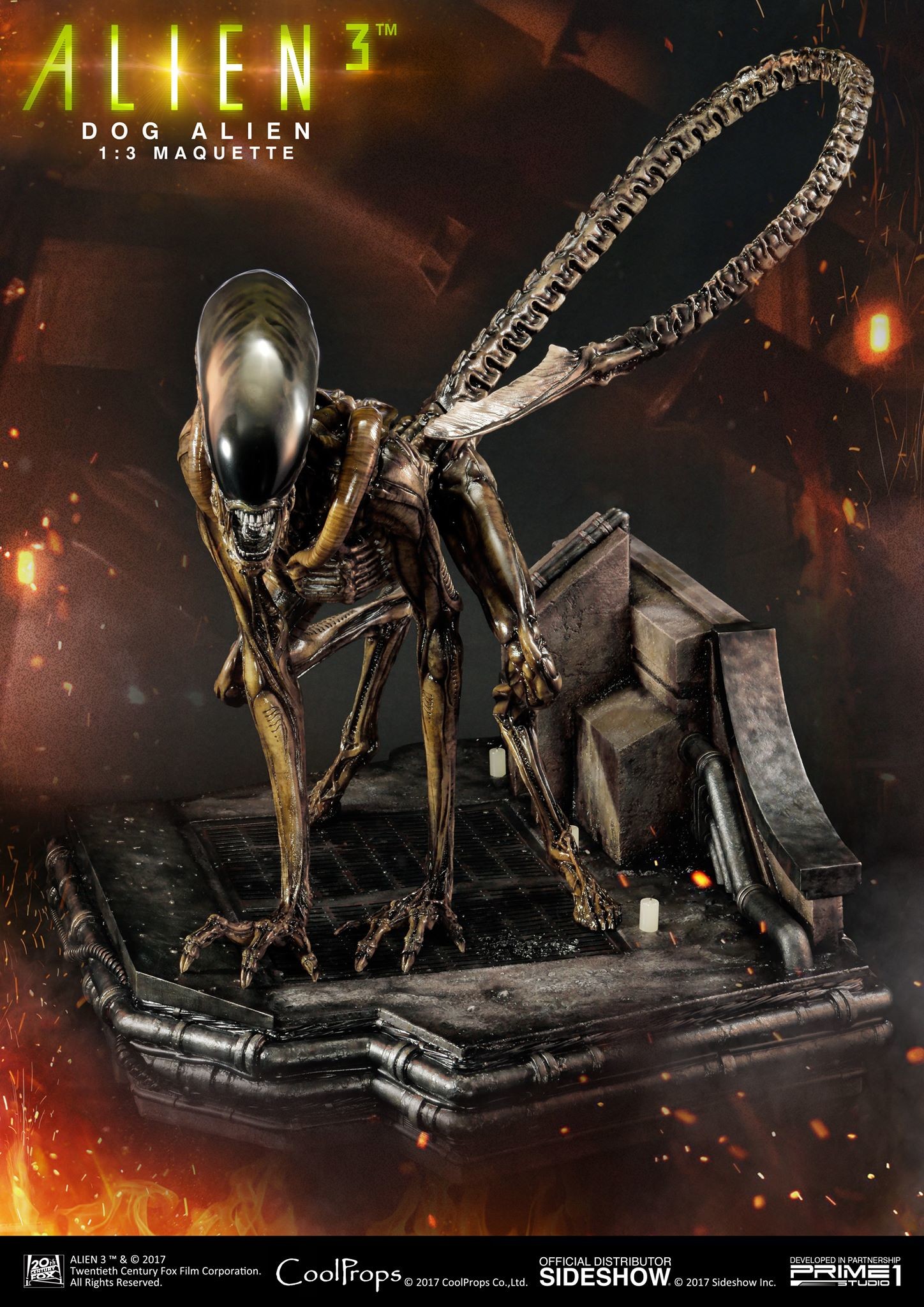 Alien 3 - Dog Alien - Museum Masterline Series  (MMAL-01) - 1/3 (CoolProps, Prime 1 Studio) photo 14