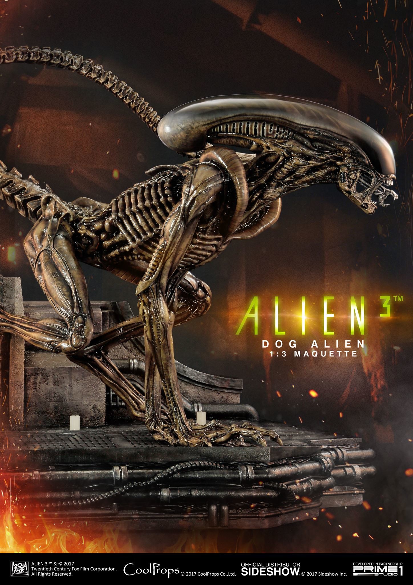 Alien 3 - Dog Alien - Museum Masterline Series  (MMAL-01) - 1/3 (CoolProps, Prime 1 Studio) photo 15